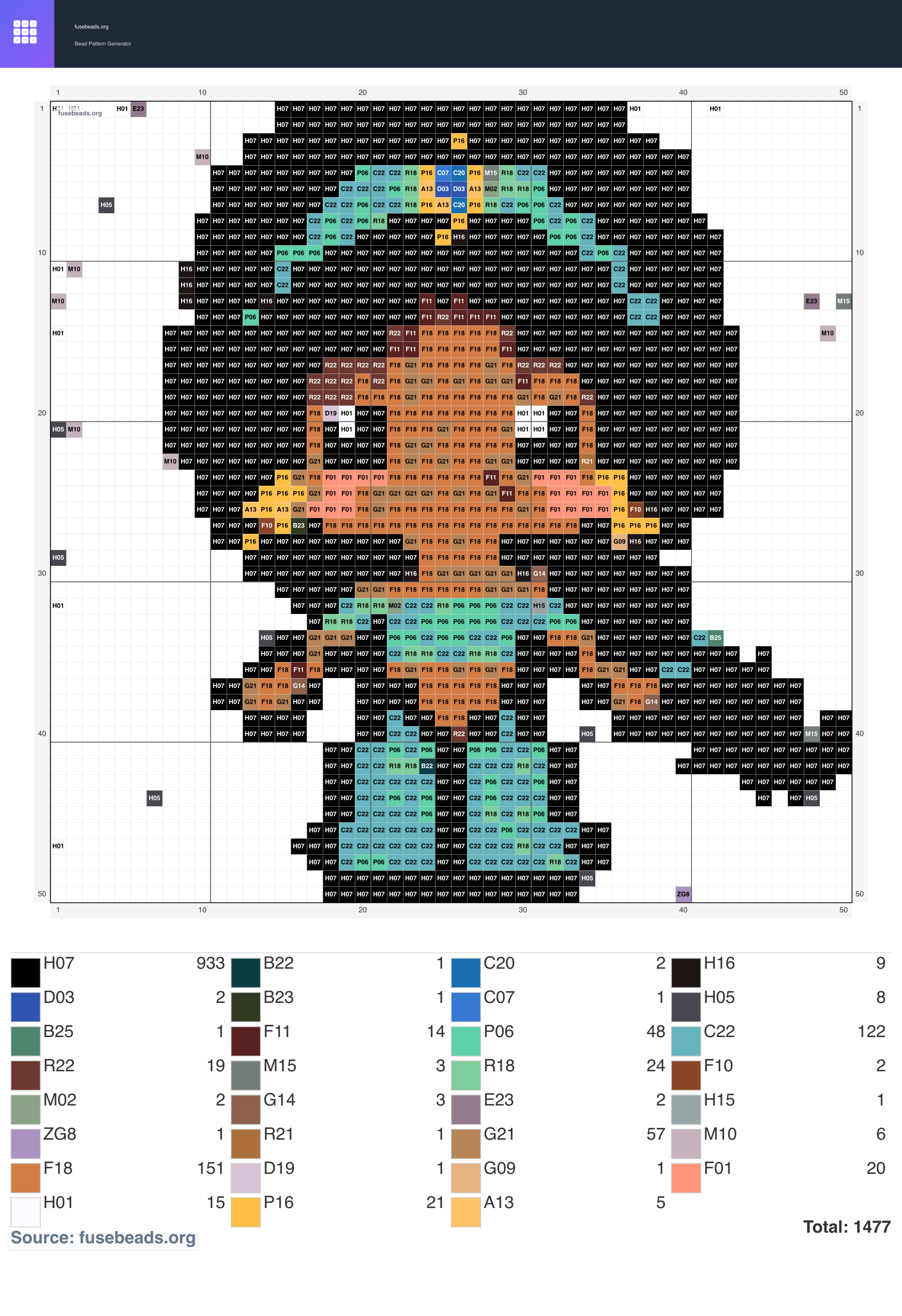 0518f866403f8c656637b5eac4c81a3d 729cdd9bd4b3 perler beads pattern