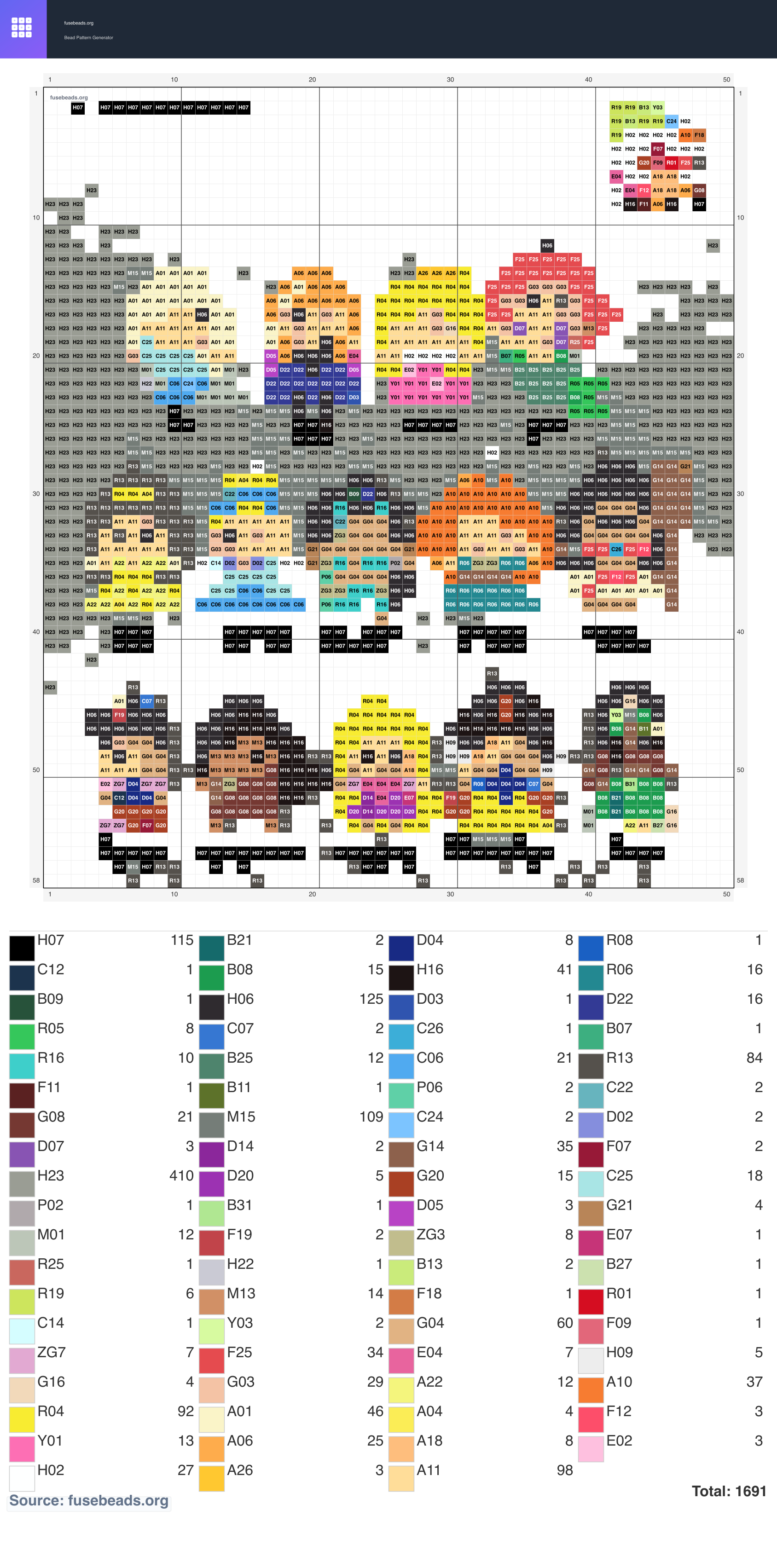 05bab31e342f805391b6dbff5dfcbf18 a2c305fdee56 fuse bead pattern