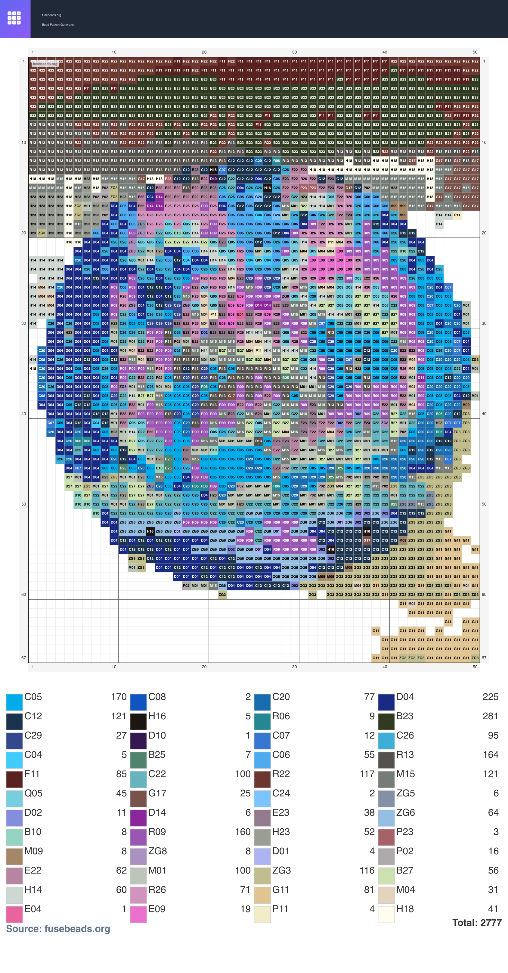 069da0a1f74831994d48c35411a15f6b ae6ac310fcad perler beads pattern