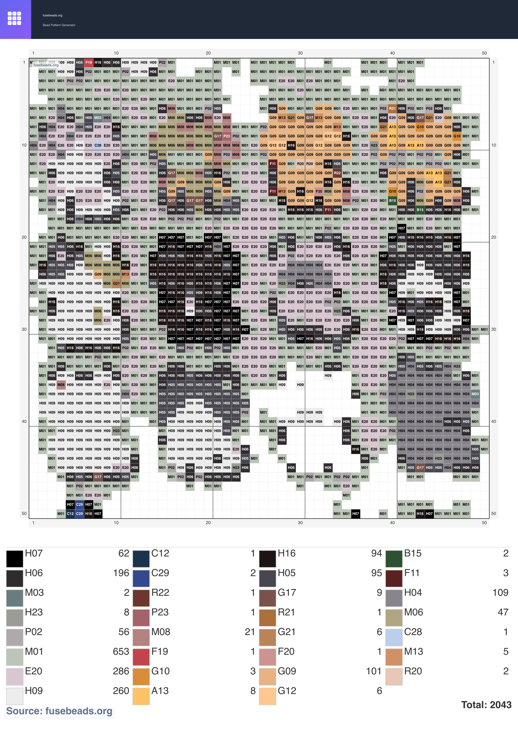 0b04a80eabc54e1f3ddd022994e84a30 65f291849149 fuse bead pattern