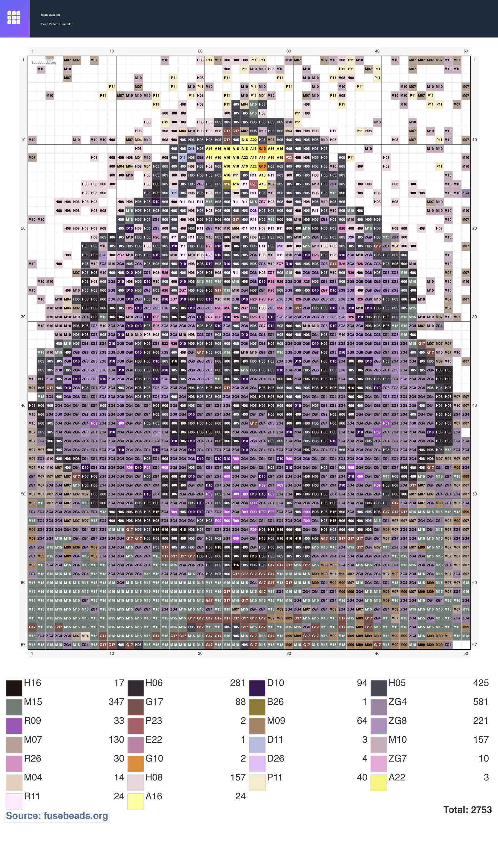 0c64b58724e4c5b41080f83e5ef843fc 52c4a639b169 perler beads pattern