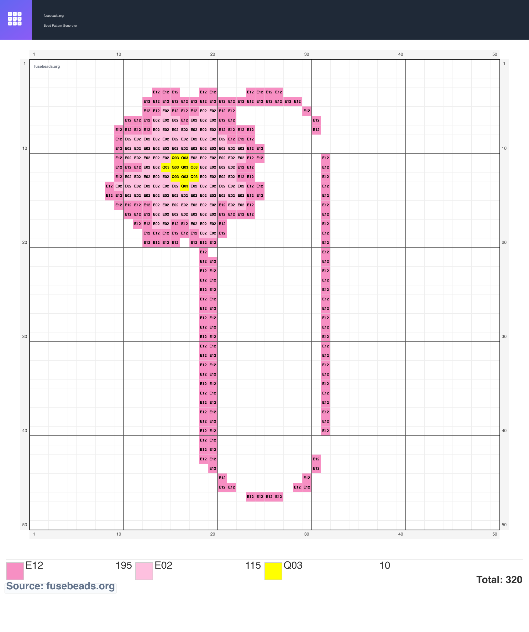 I perler beads pattern