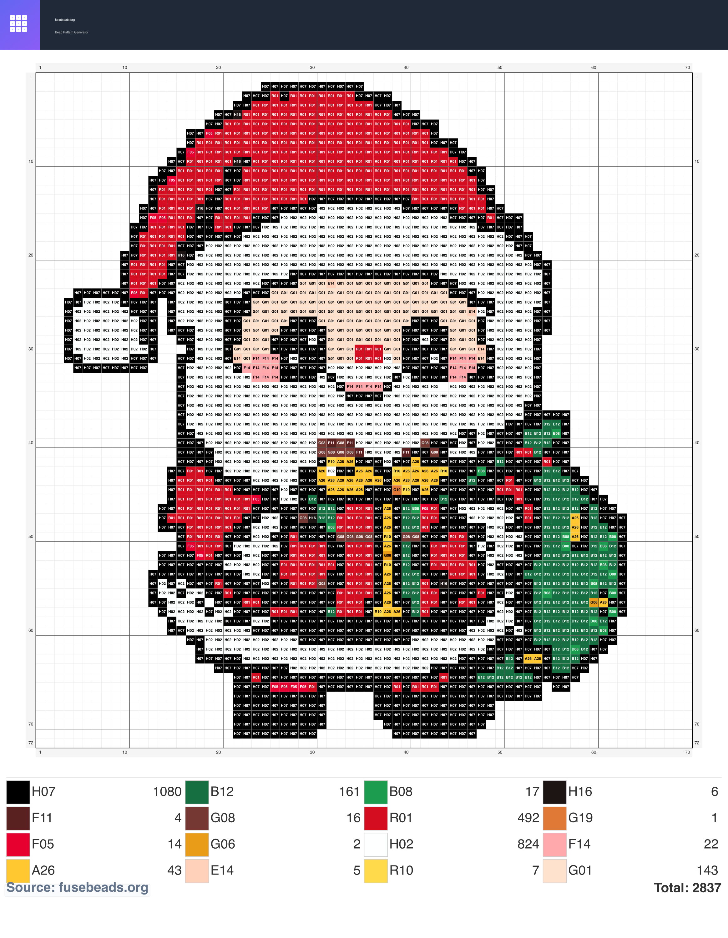 Christmas #860 perler beads pattern