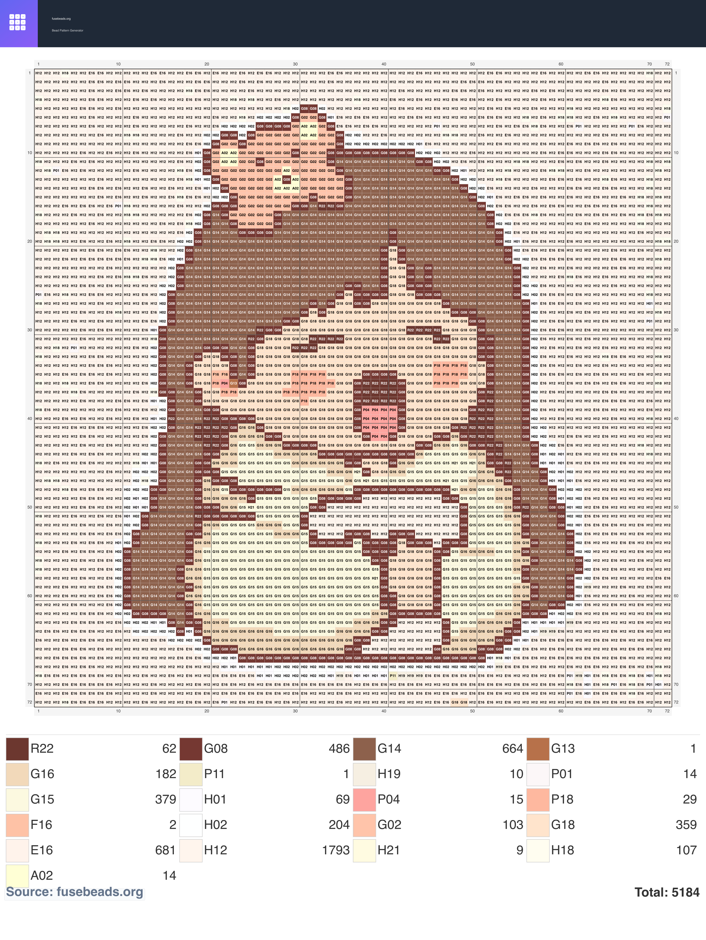 Little Girl perler beads pattern