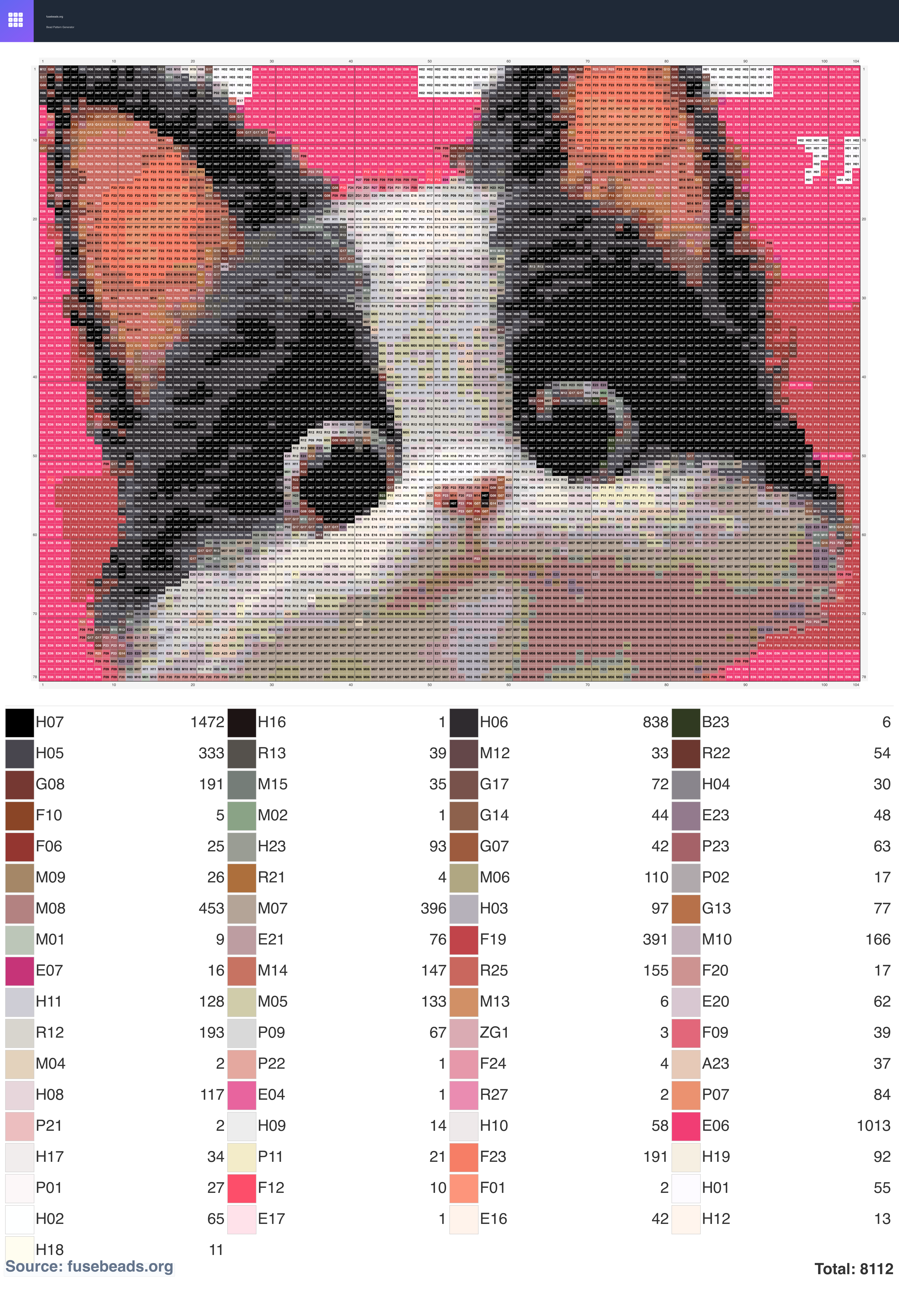 Puppy Cute perler beads pattern