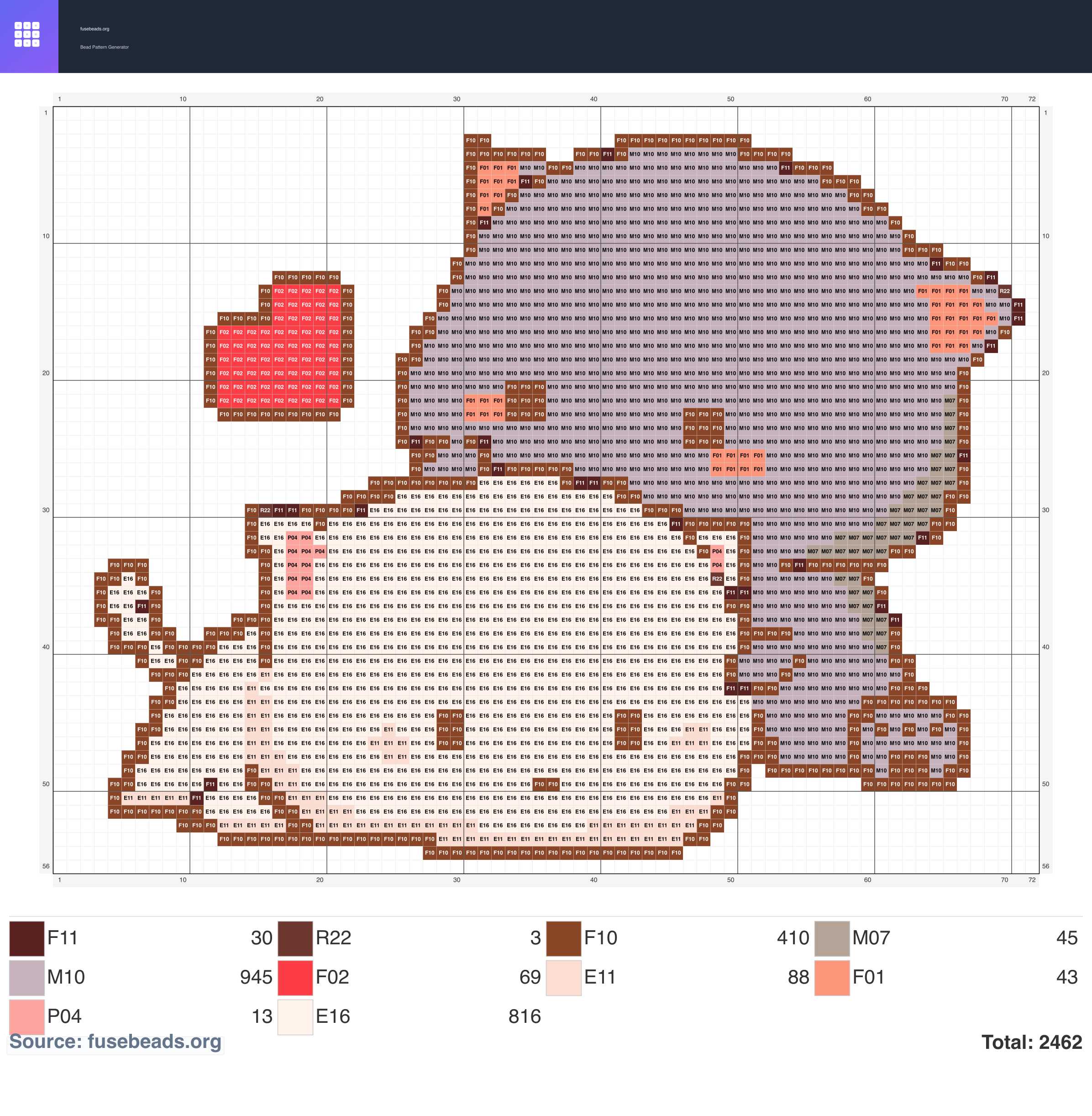 Cute Bear perler beads pattern