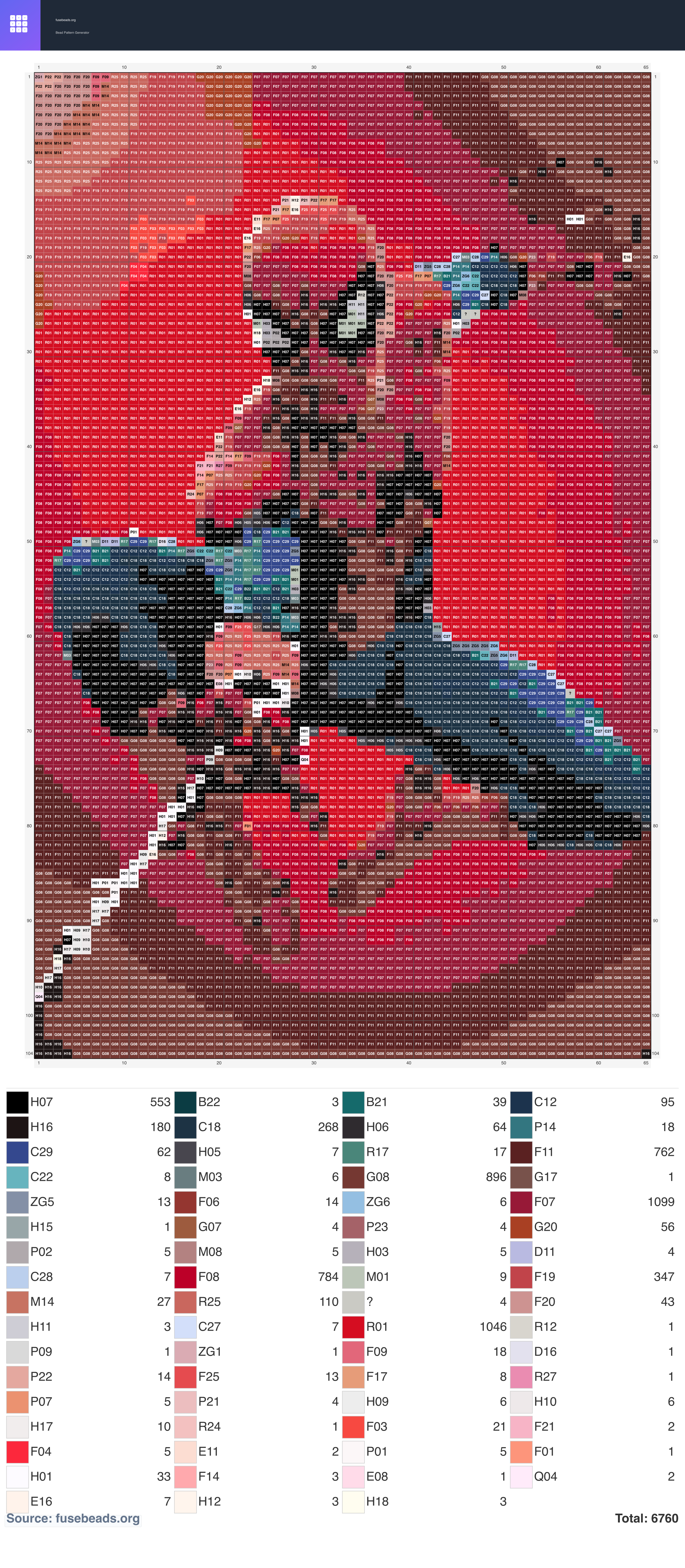Spider-Man perler beads pattern