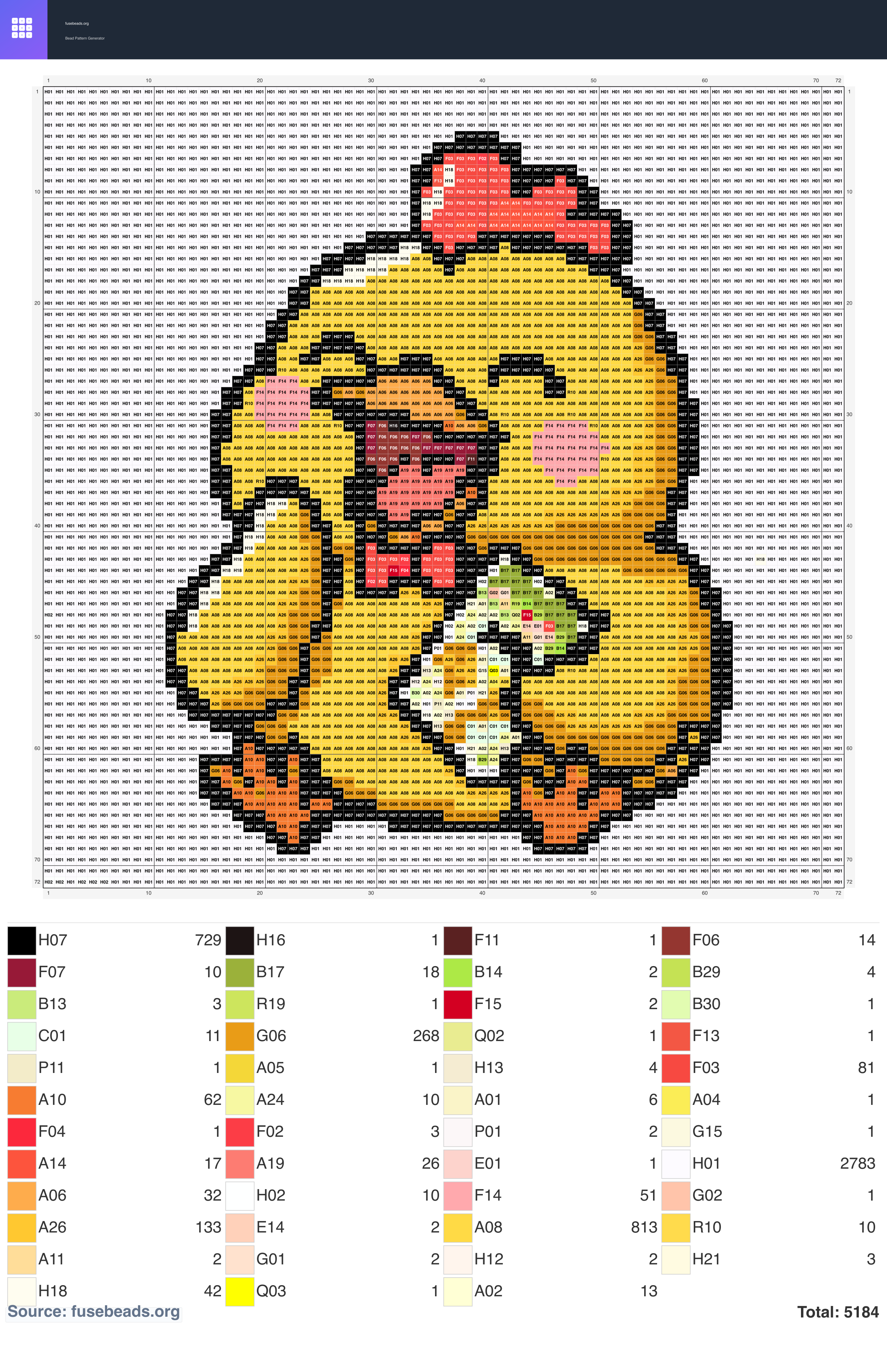 Holding Duck Feet Bag perler beads pattern