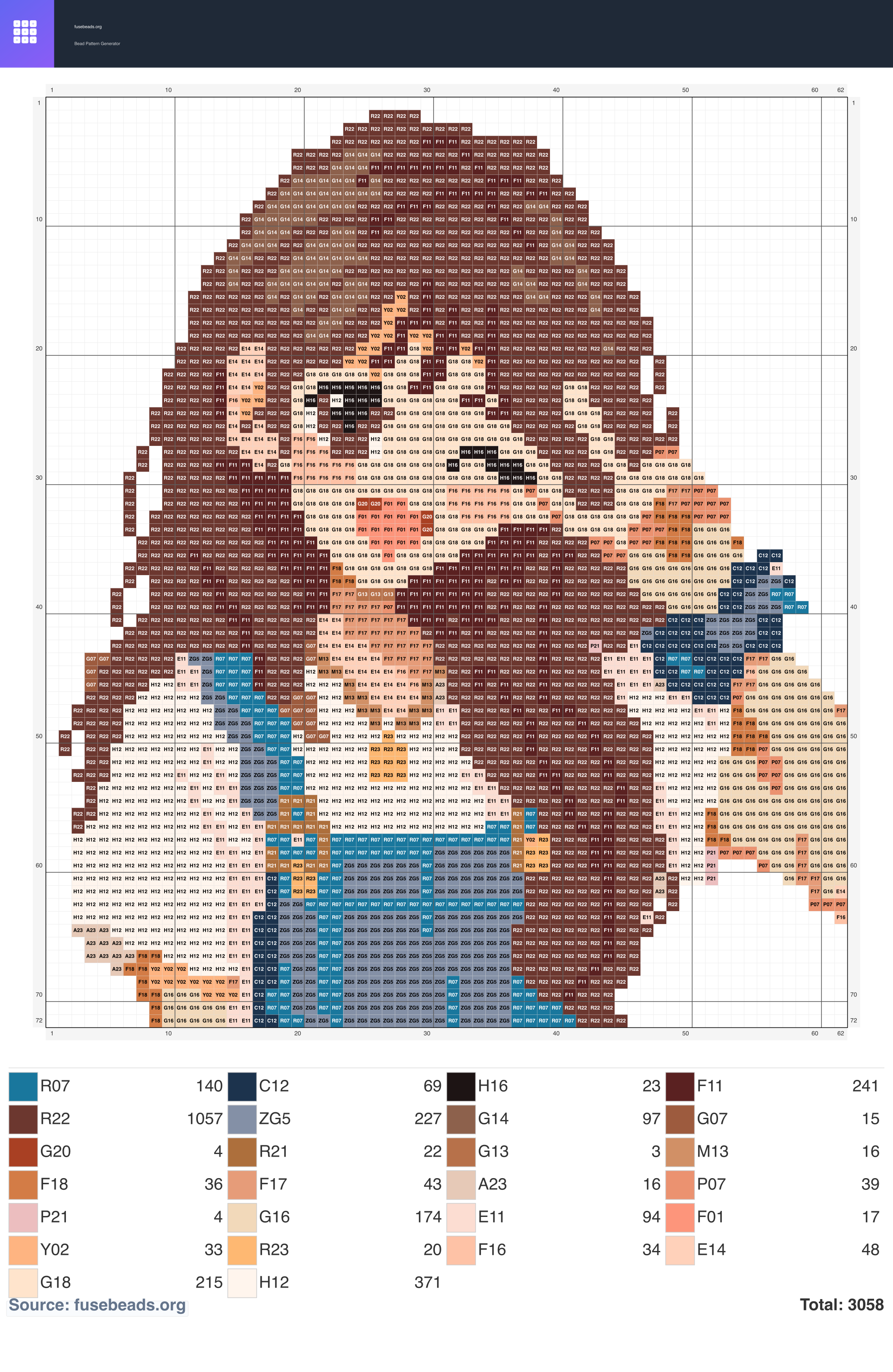 Kawaii #303 perler beads pattern