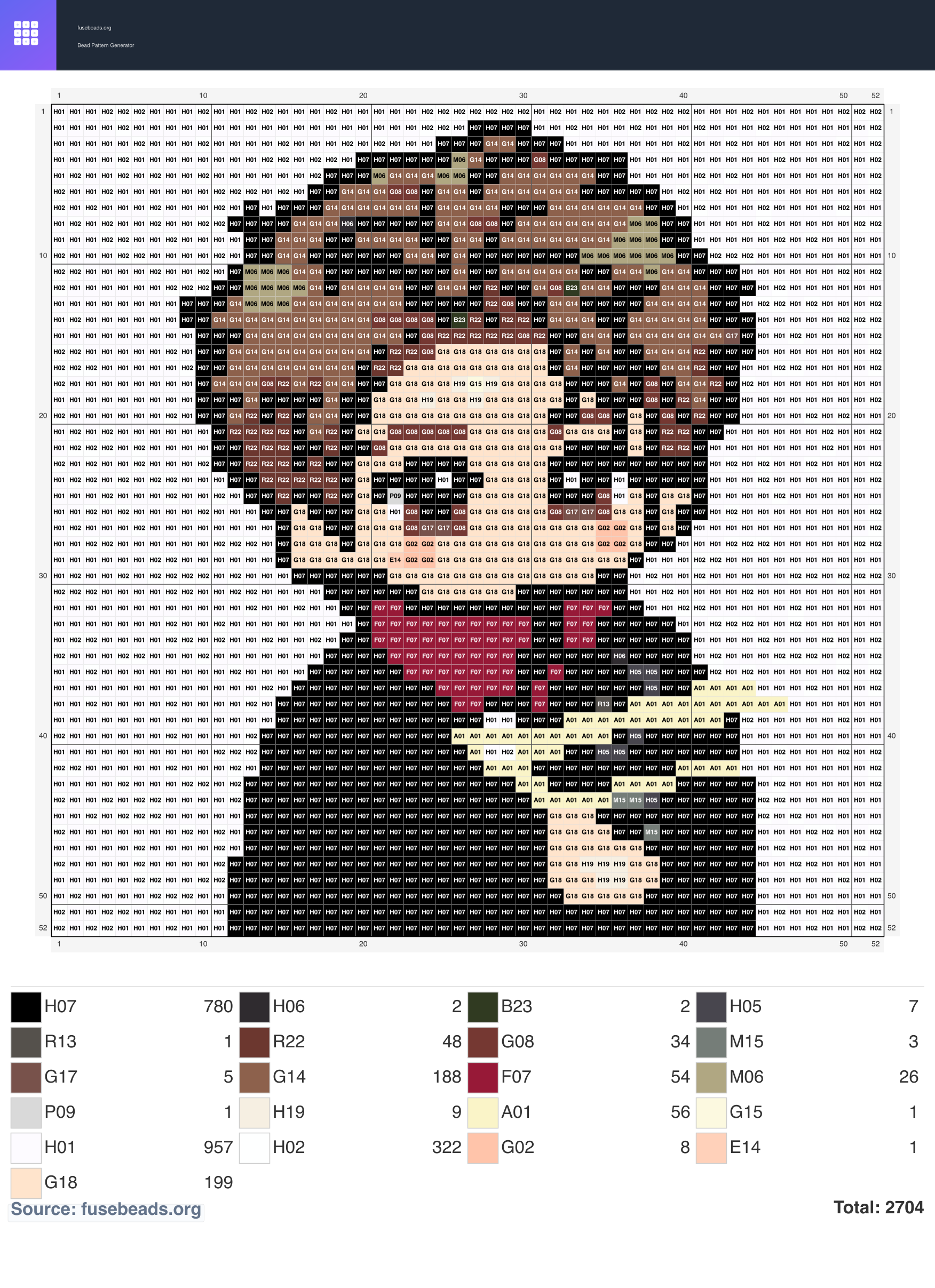 Kawaii #1980 perler beads pattern