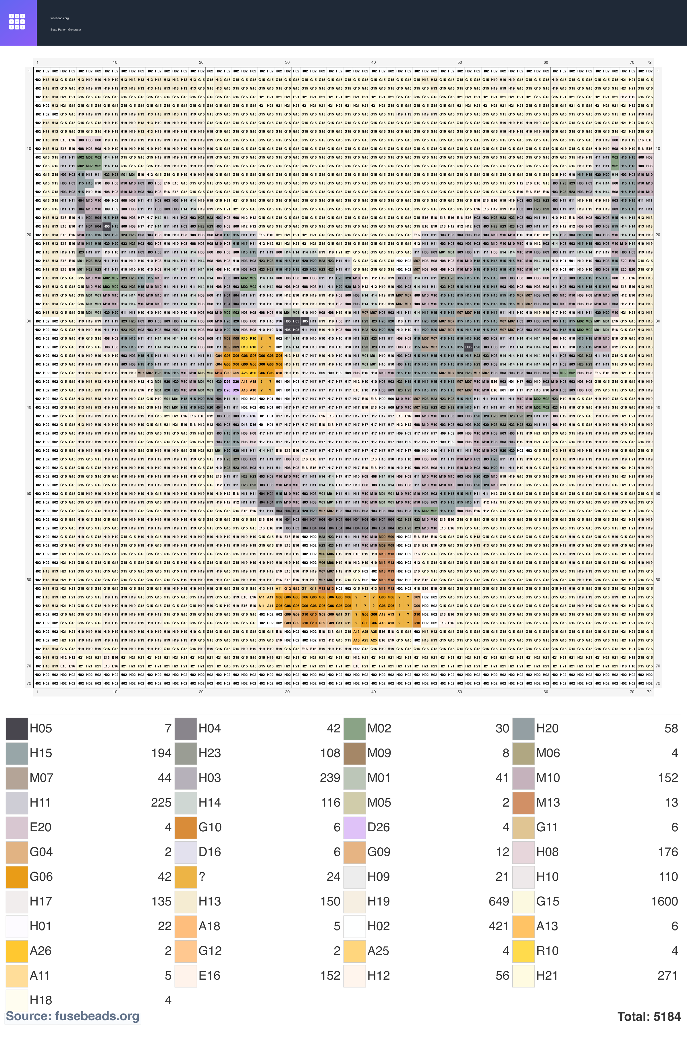 Kawaii #2031 perler beads pattern