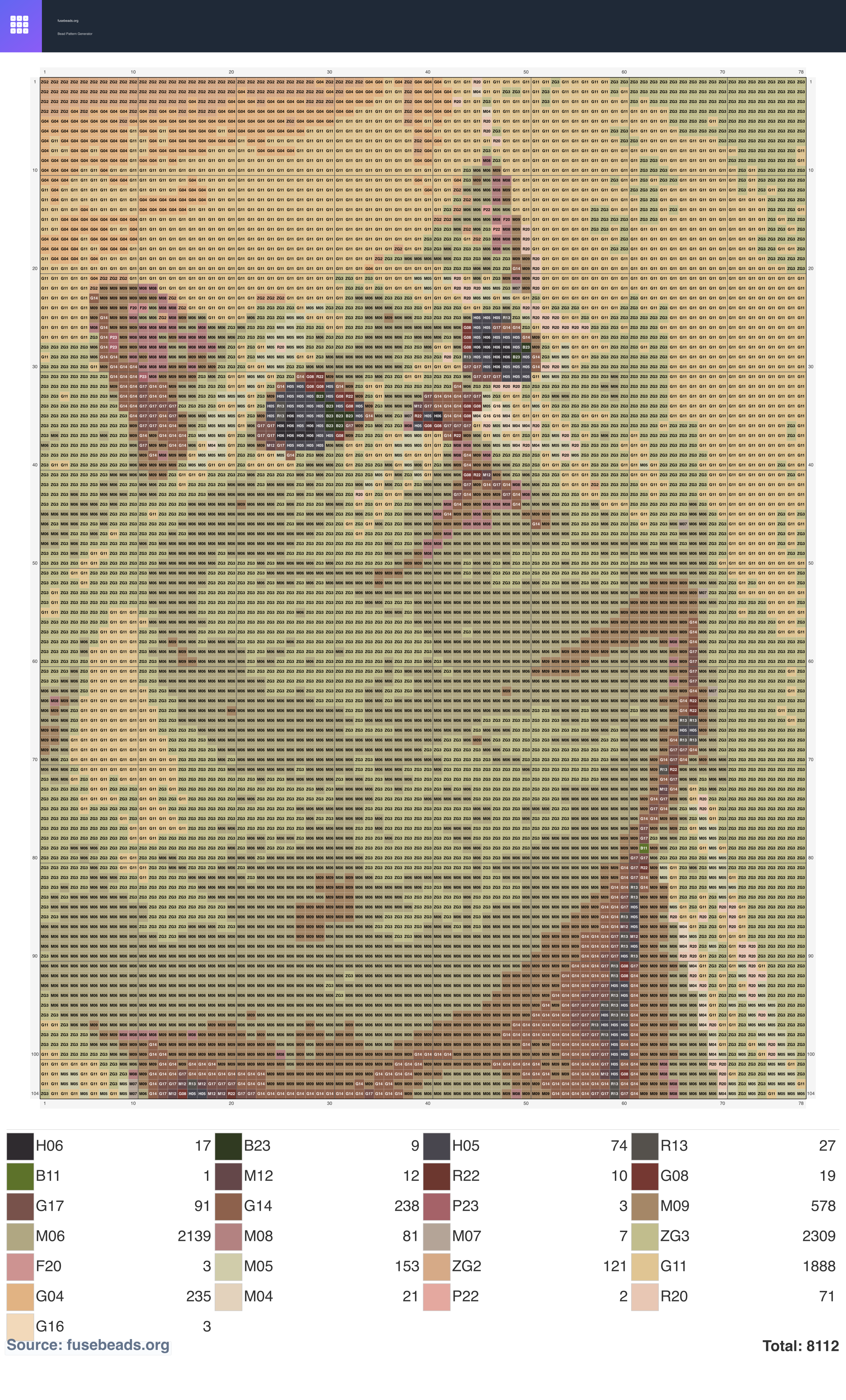 Kitty 2 perler beads pattern