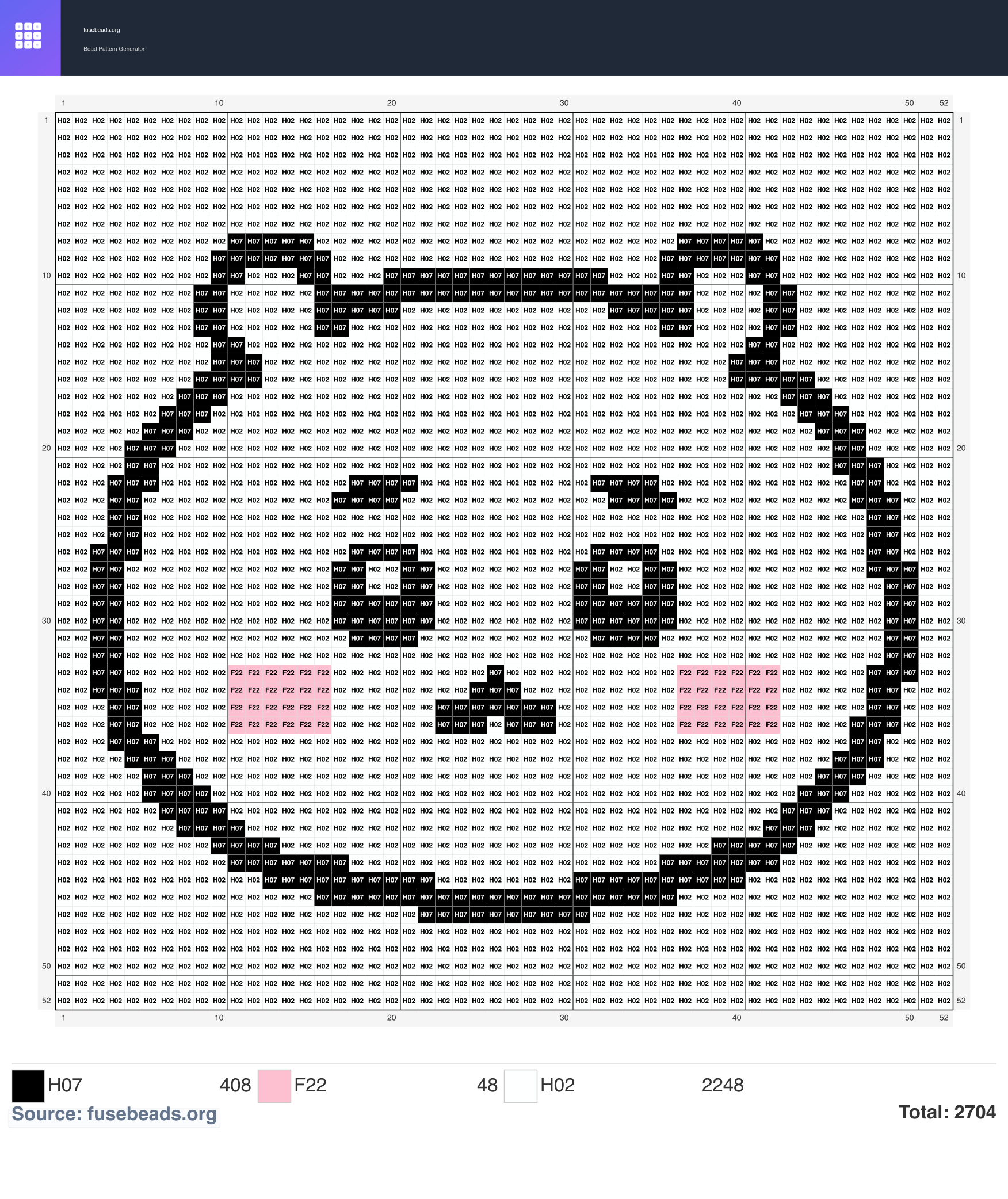 Kawaii #2169 perler beads pattern