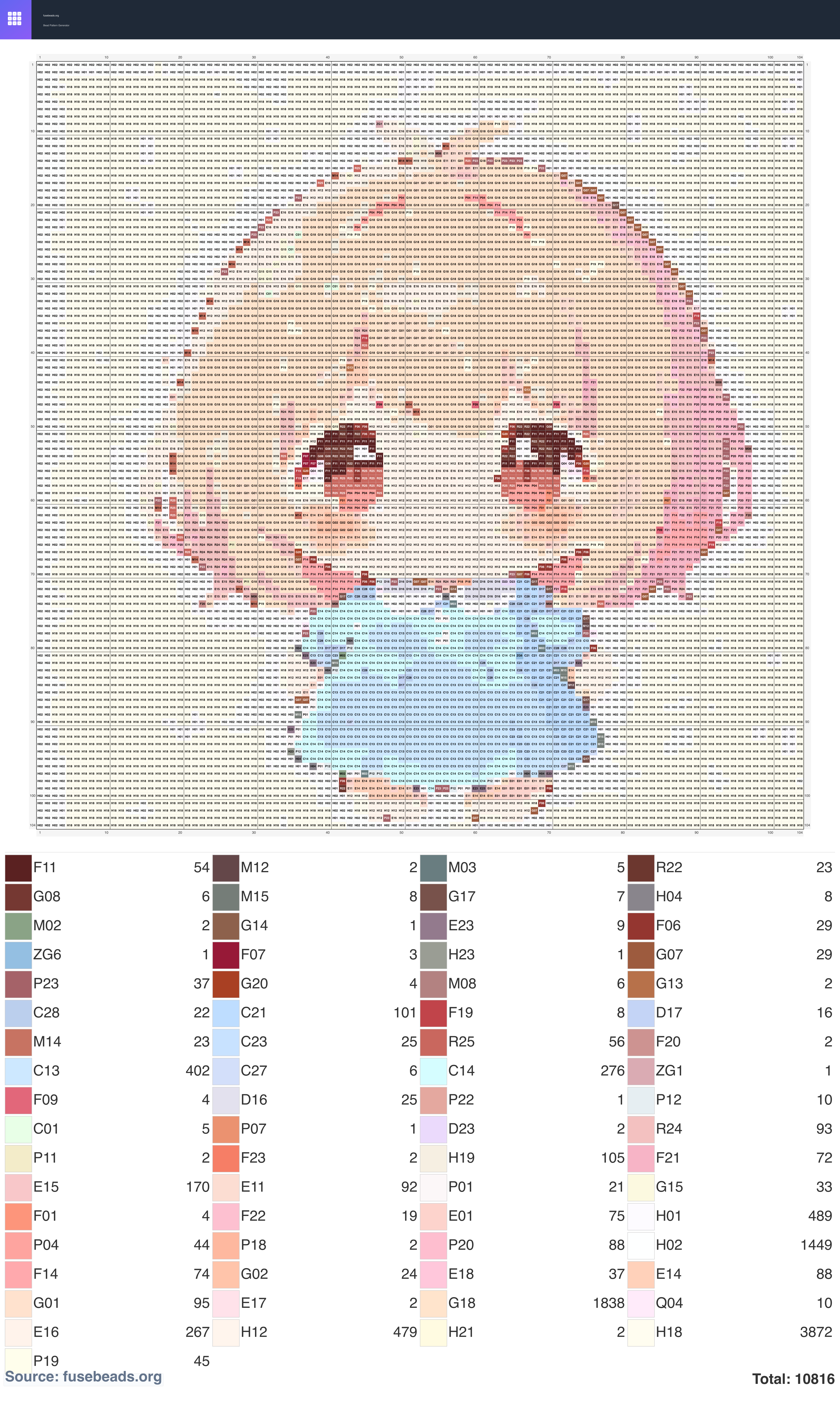 Cute Baby perler beads pattern