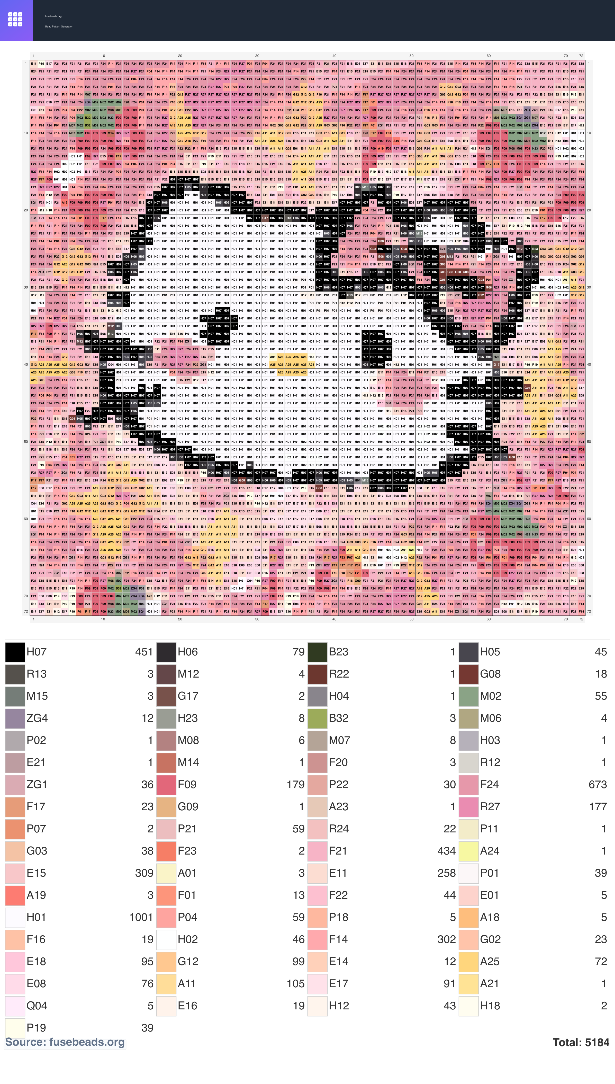 Cute Kitty perler beads pattern