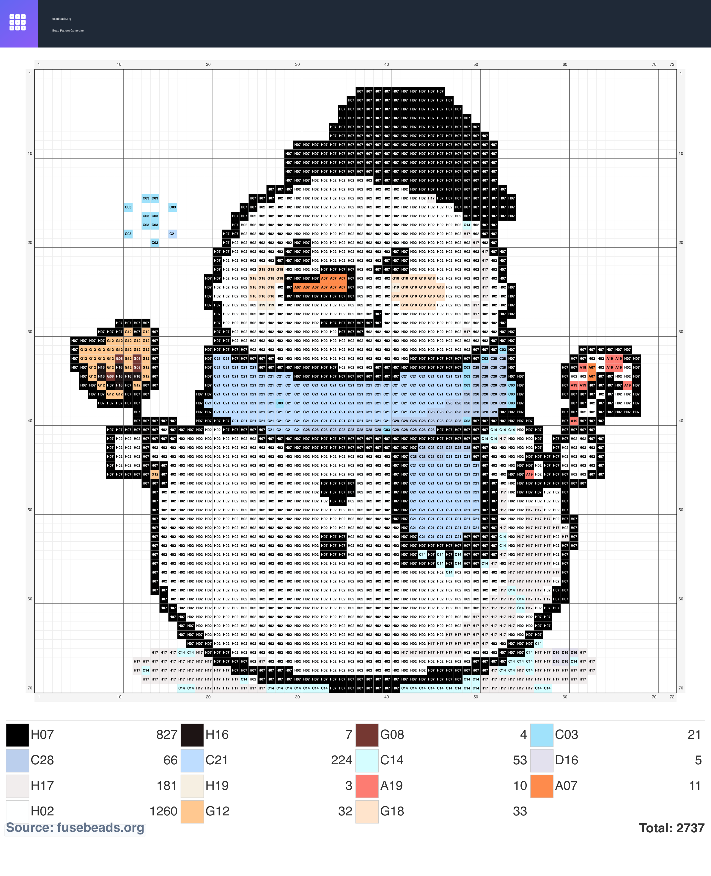 Christmas #746 perler beads pattern