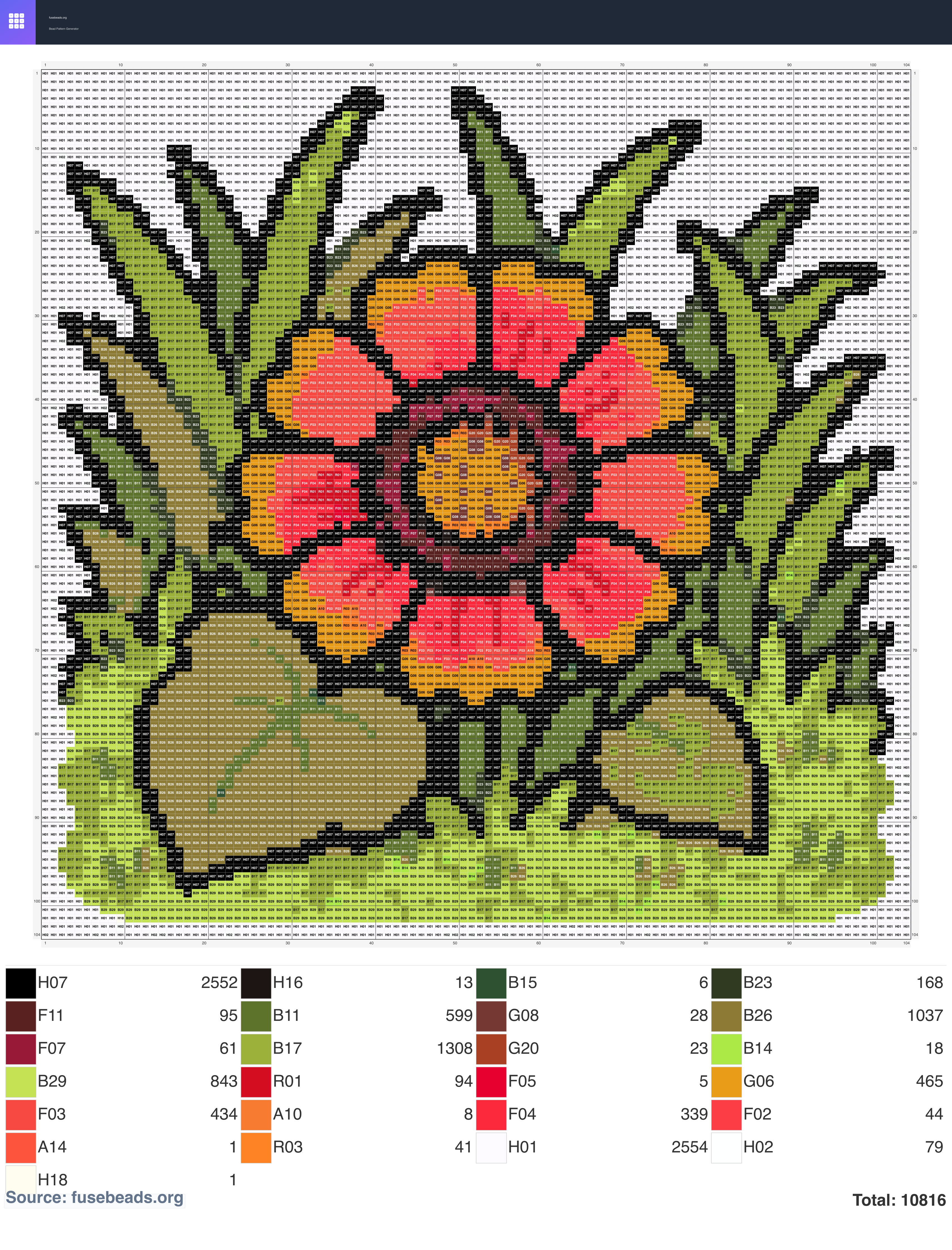 Kawaii #795 perler beads pattern