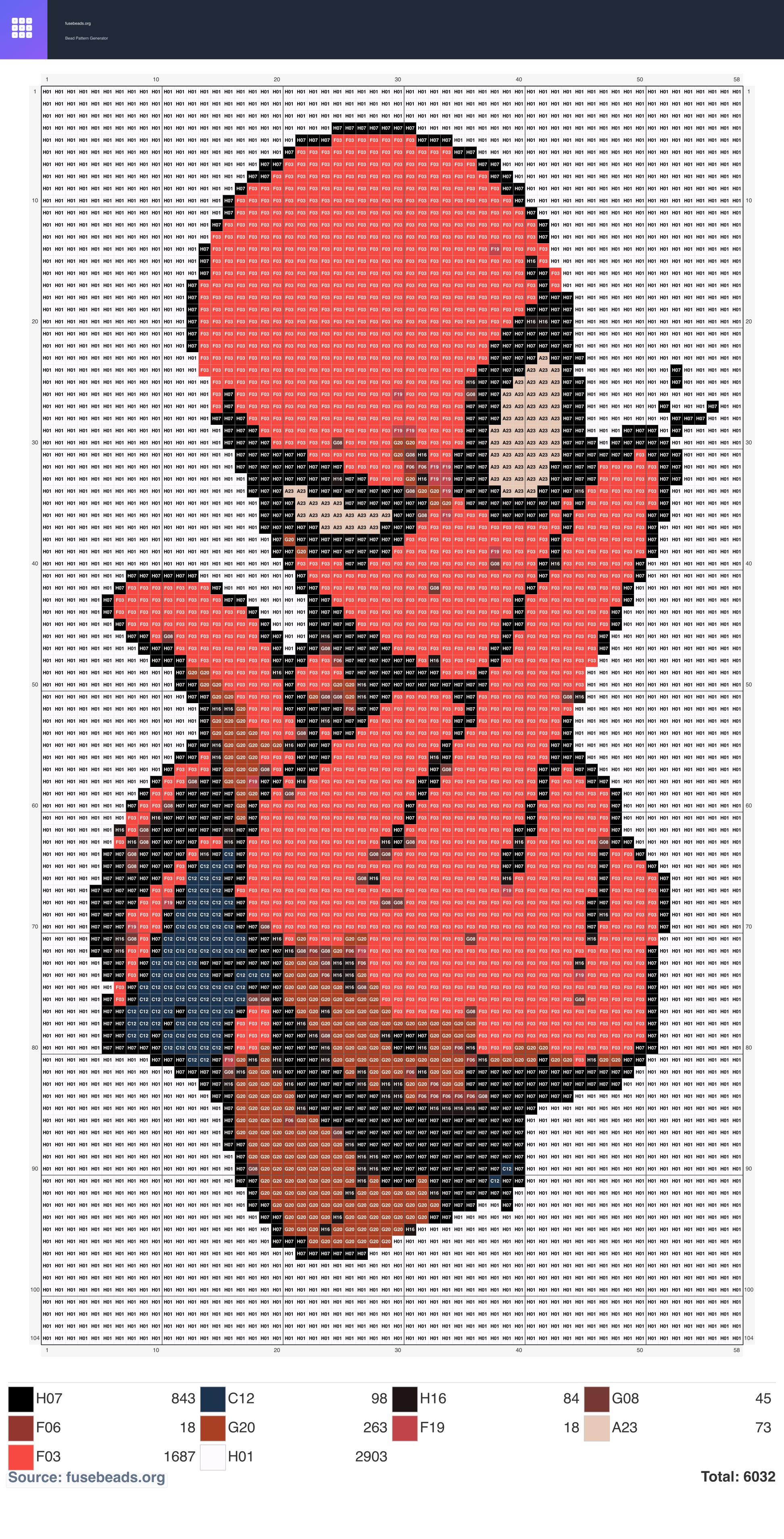 Spider-Man perler beads pattern