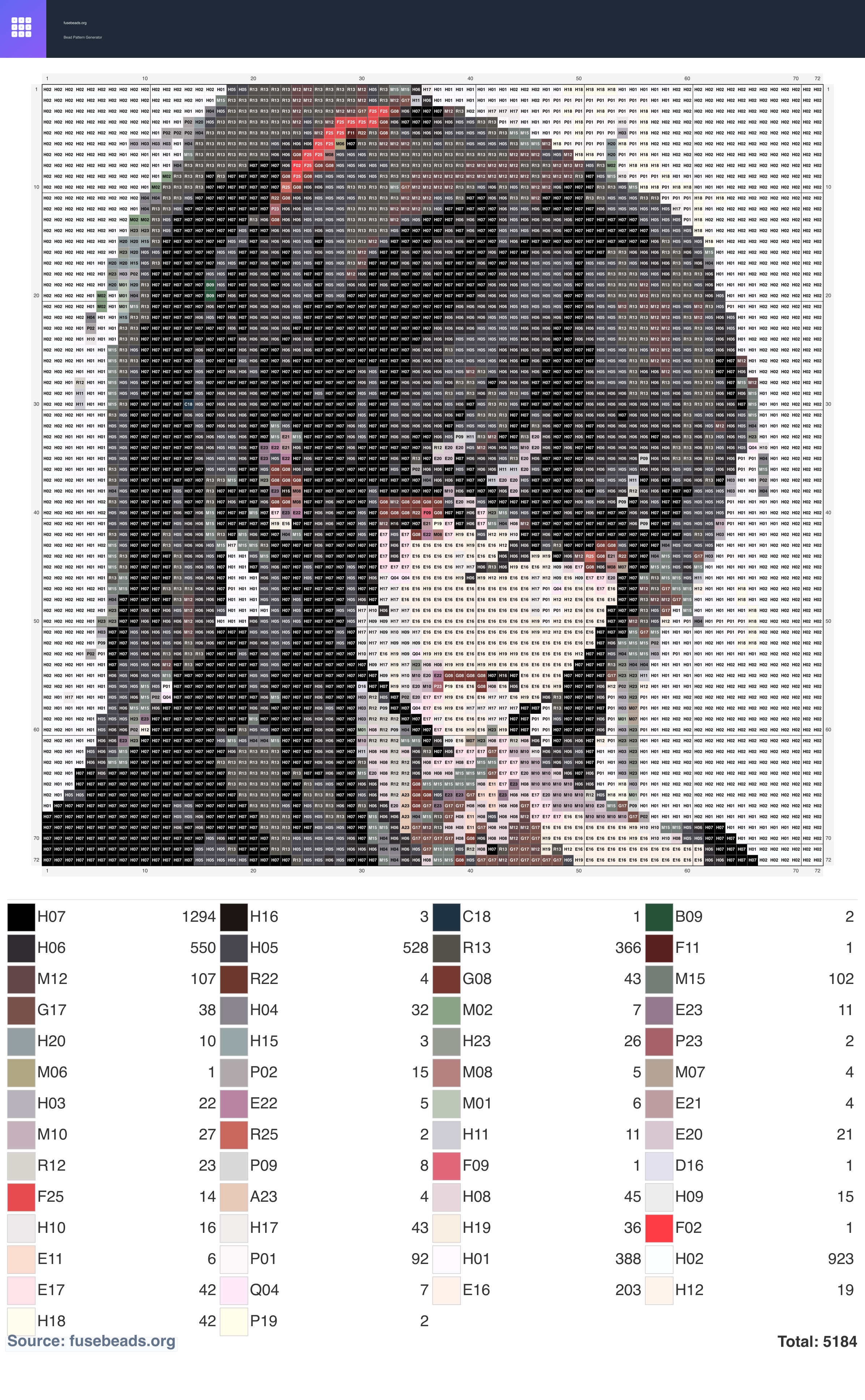 Kawaii #1161 perler beads pattern
