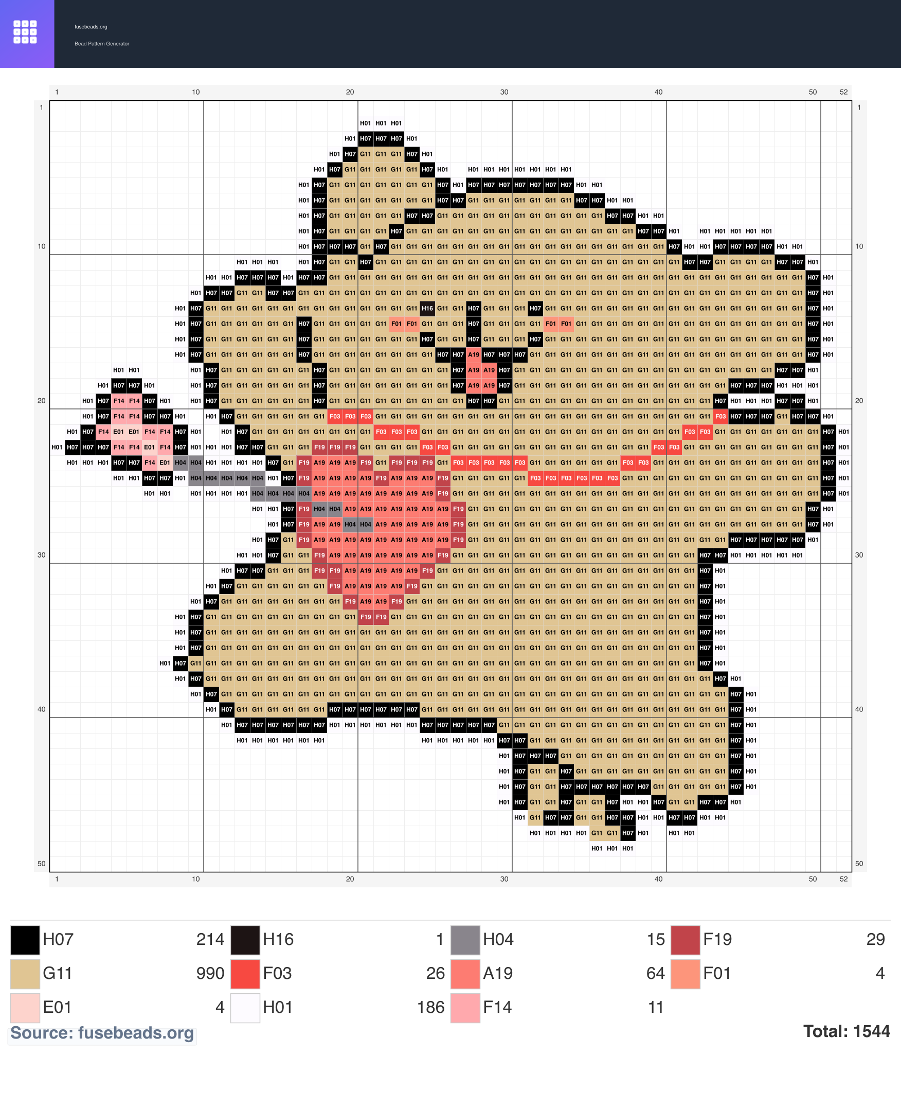 Couple Cupid Cupid Arrow perler beads pattern