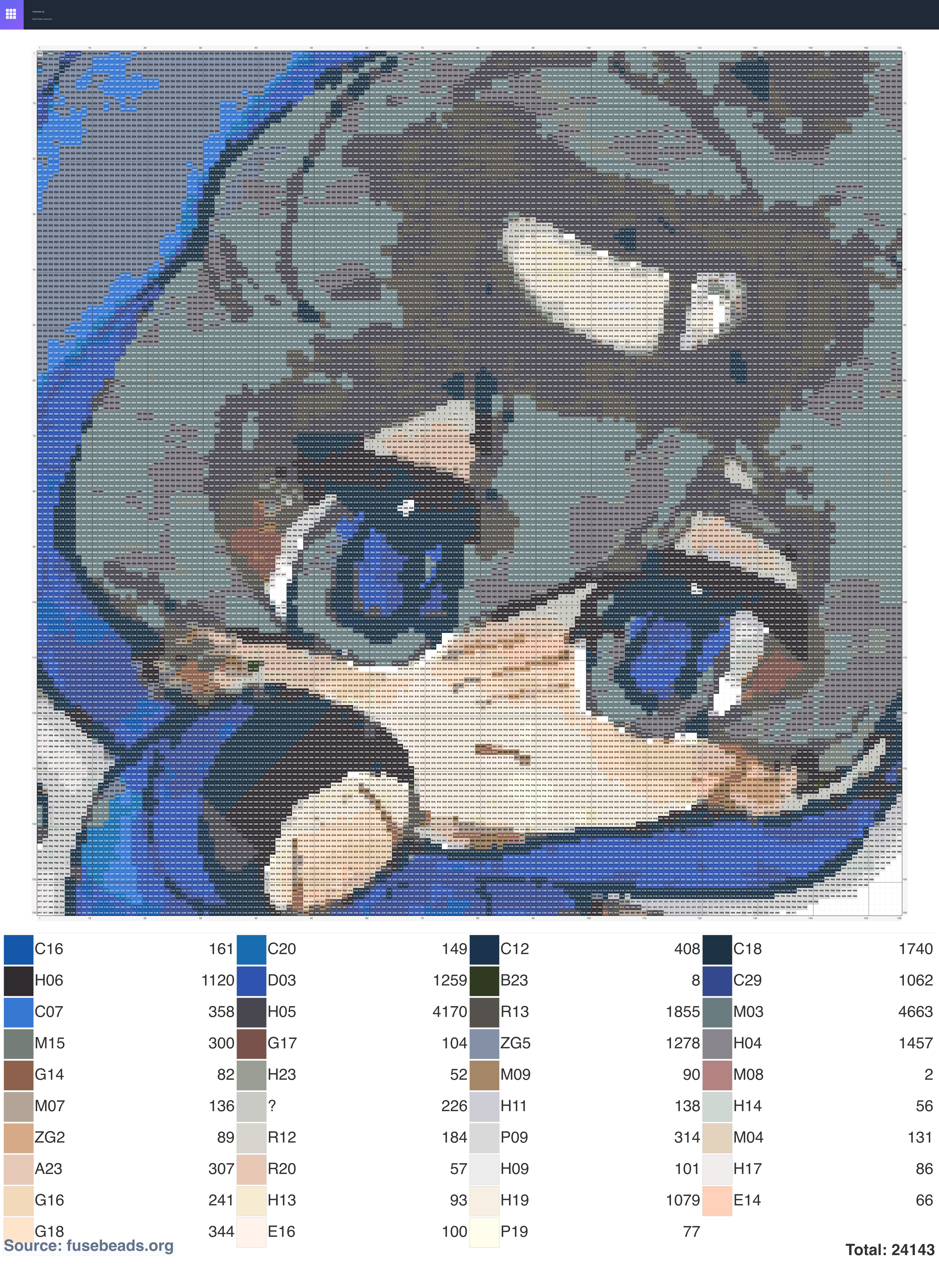 Kitten perler beads pattern