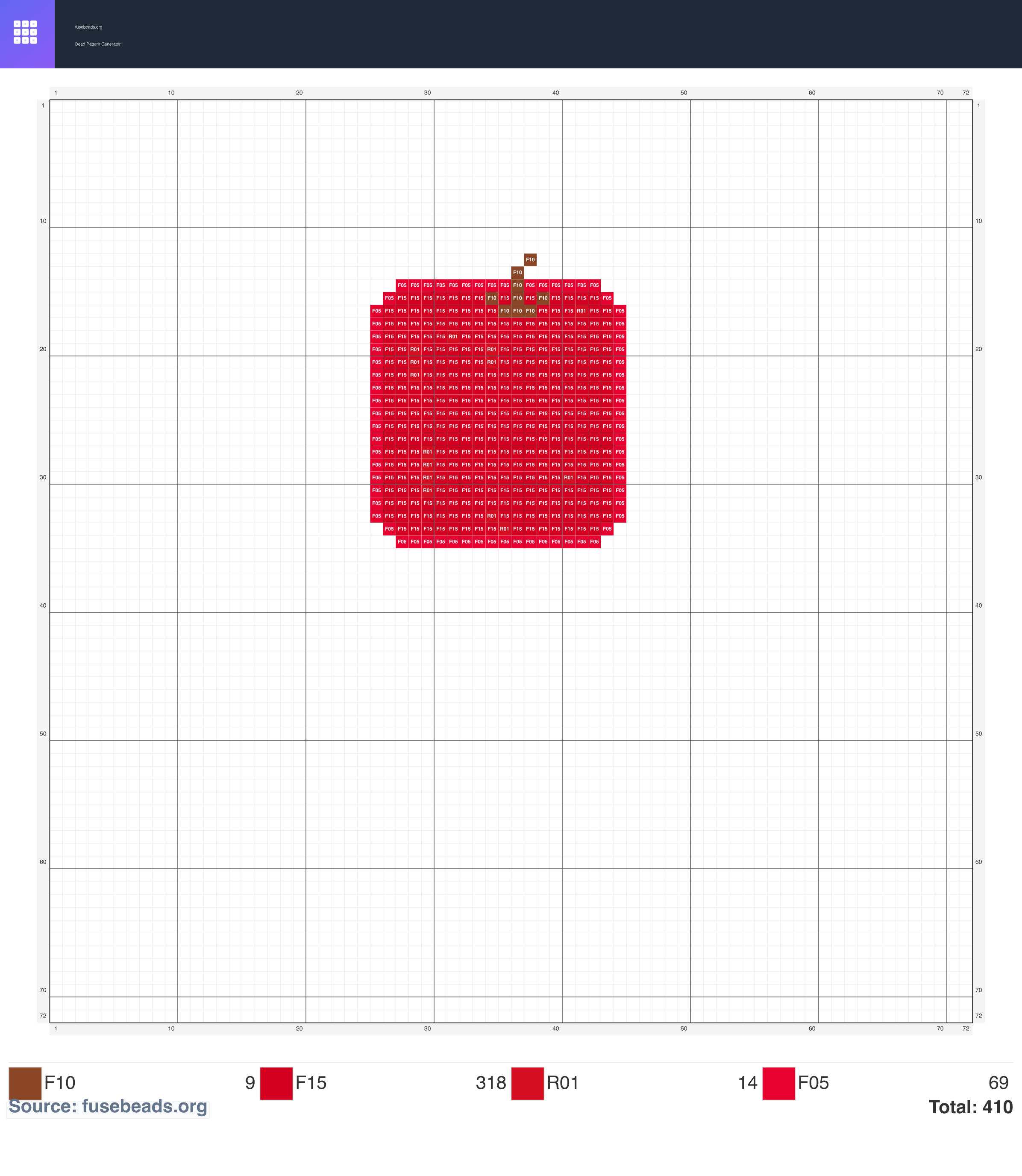 Food perler beads patterns