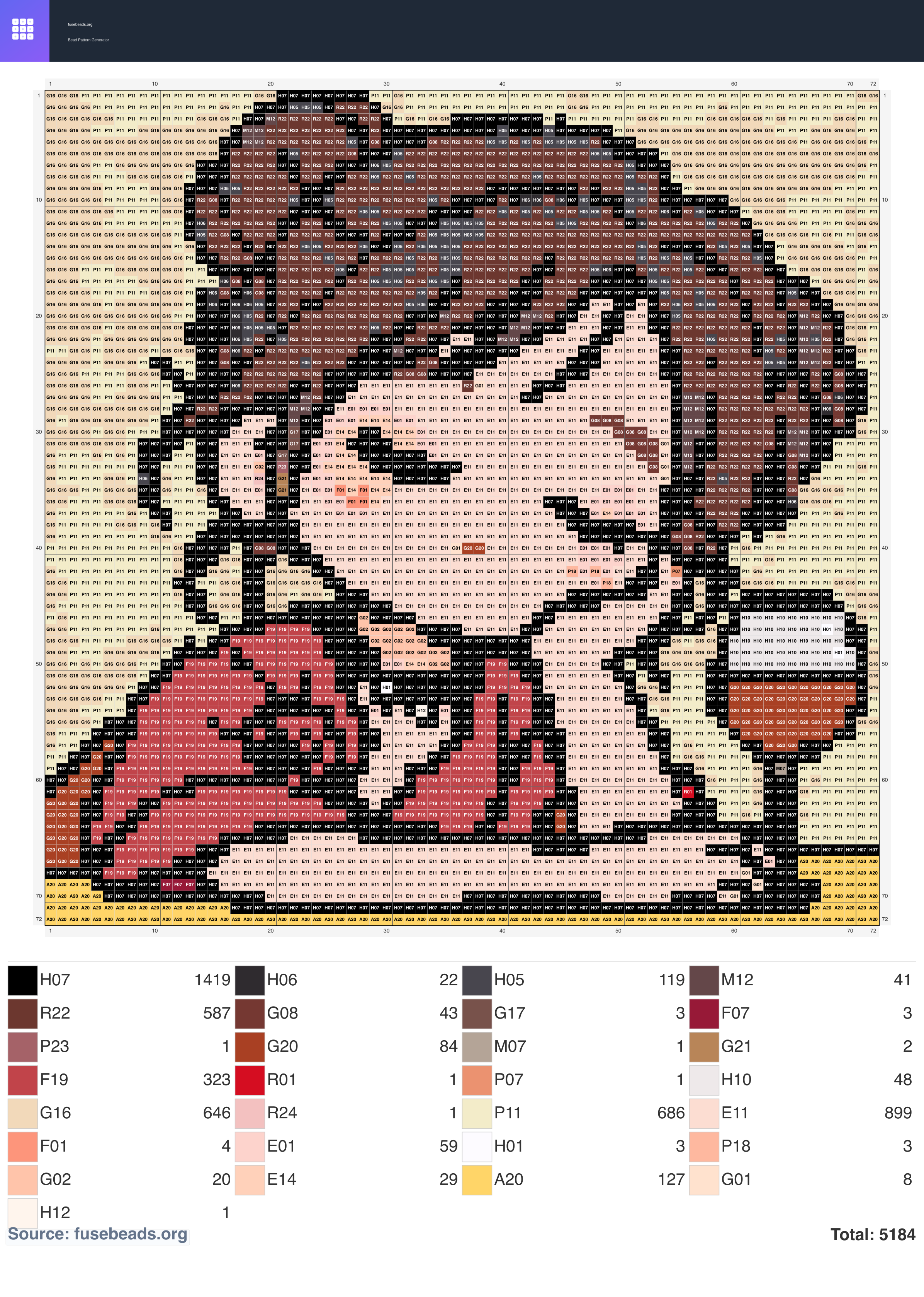Kawaii #1477 perler beads pattern