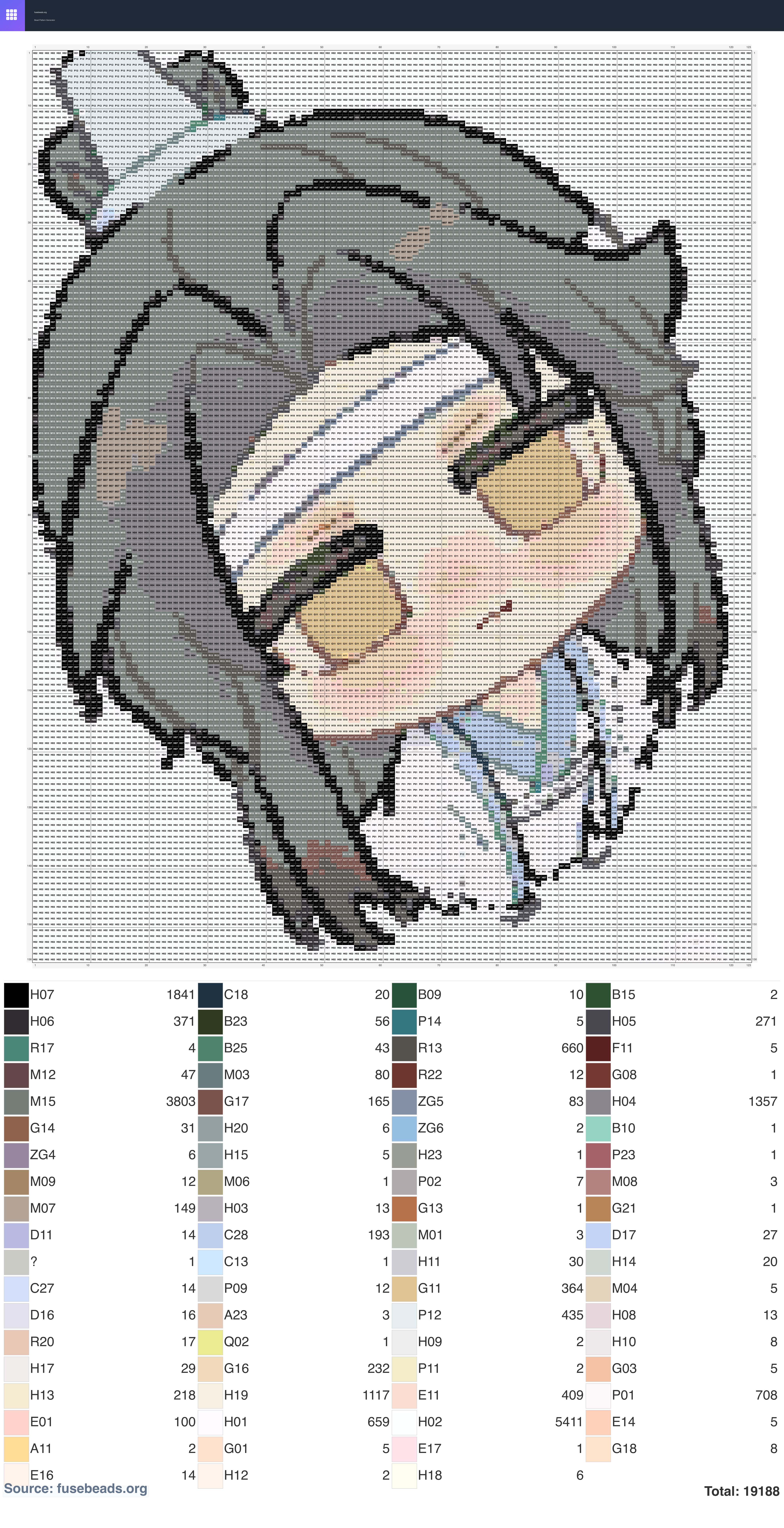 Kawaii #1573 perler beads pattern