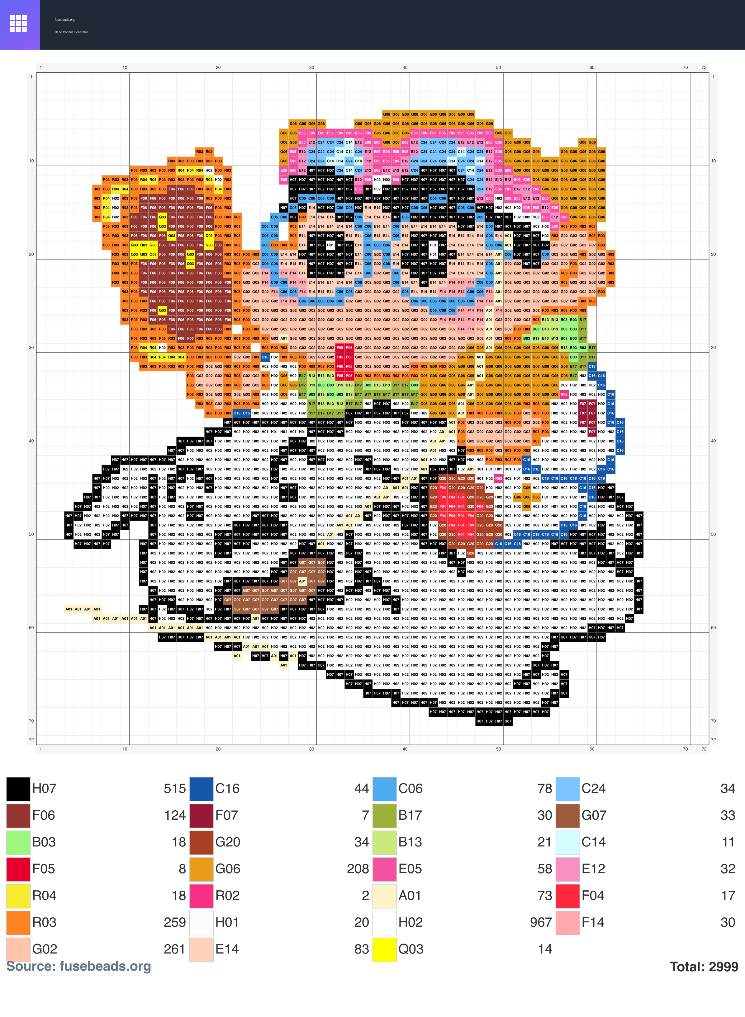 Crayon Shin-chan perler beads pattern