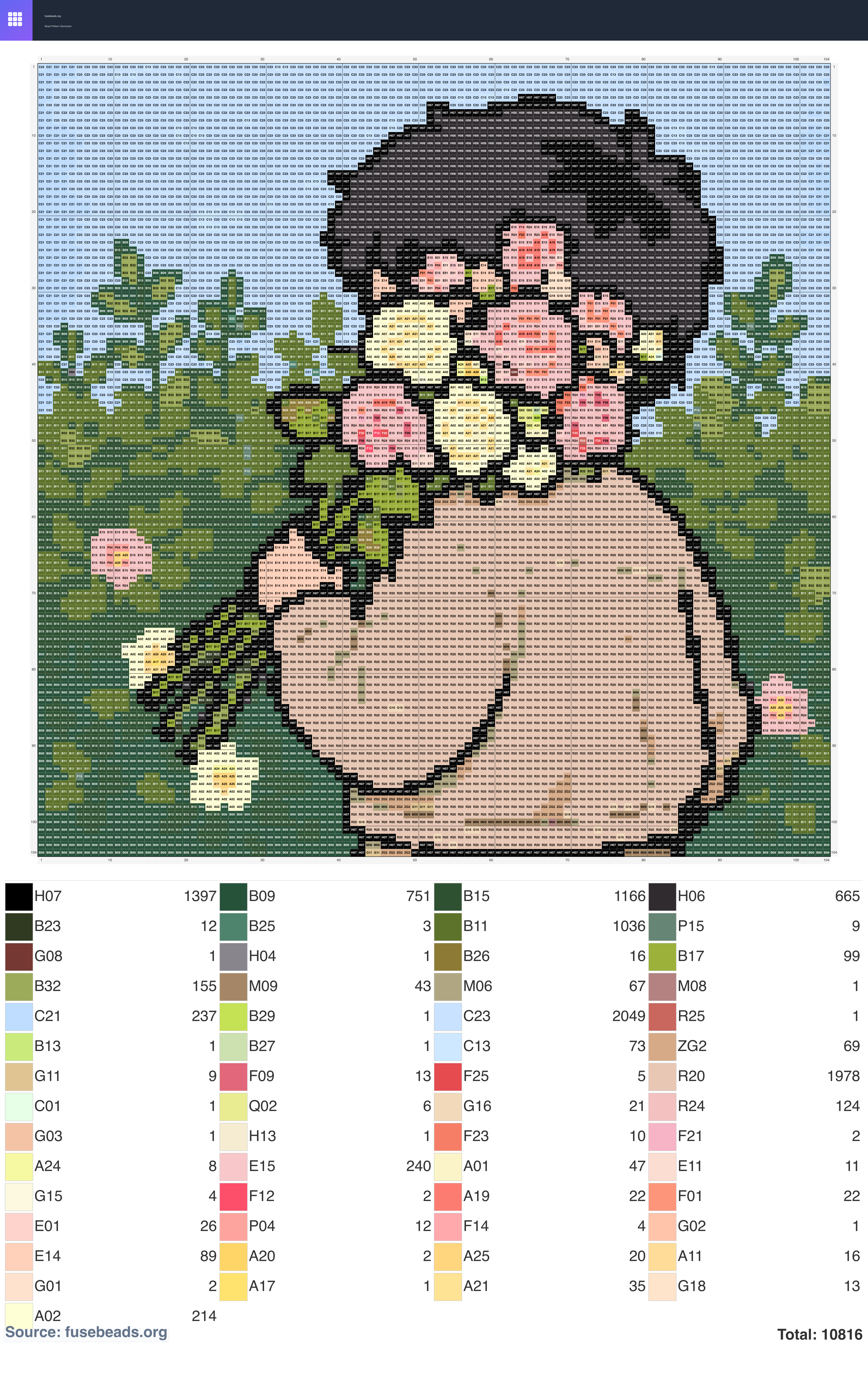 Kawaii #1910 perler beads pattern