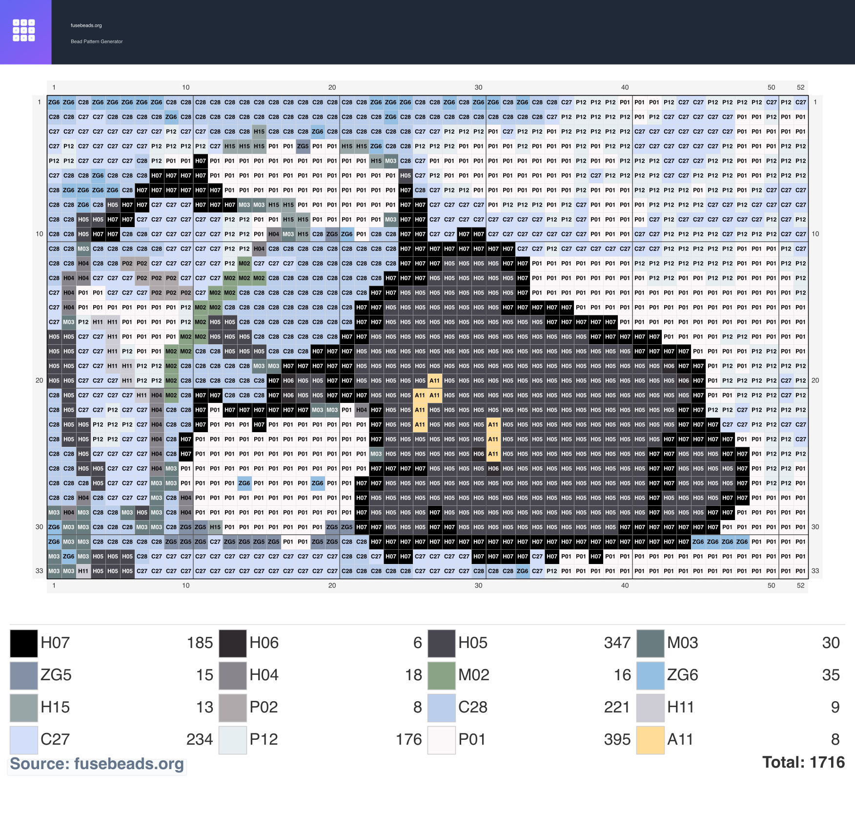 Kawaii #1999 perler beads pattern