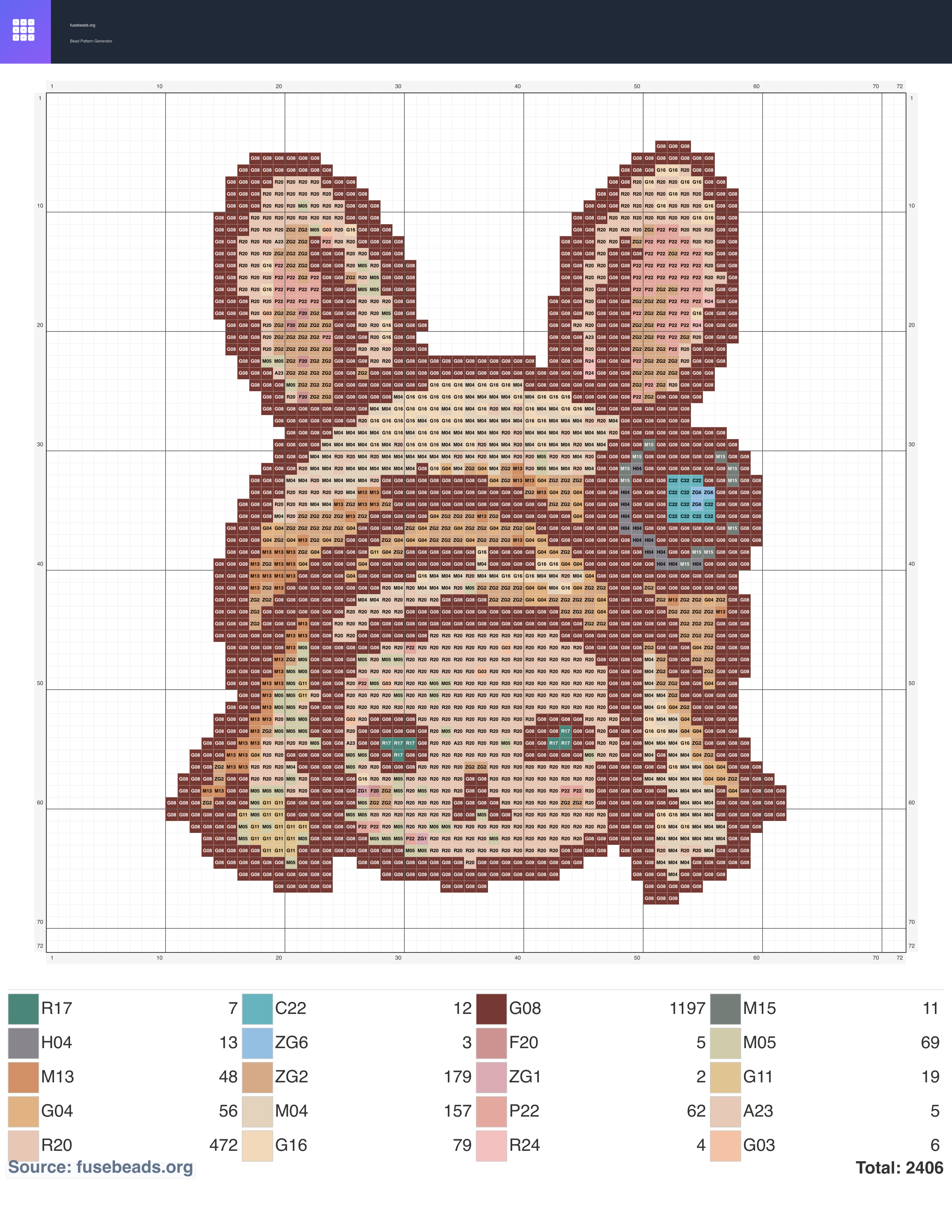 Bunny Bunny perler beads pattern