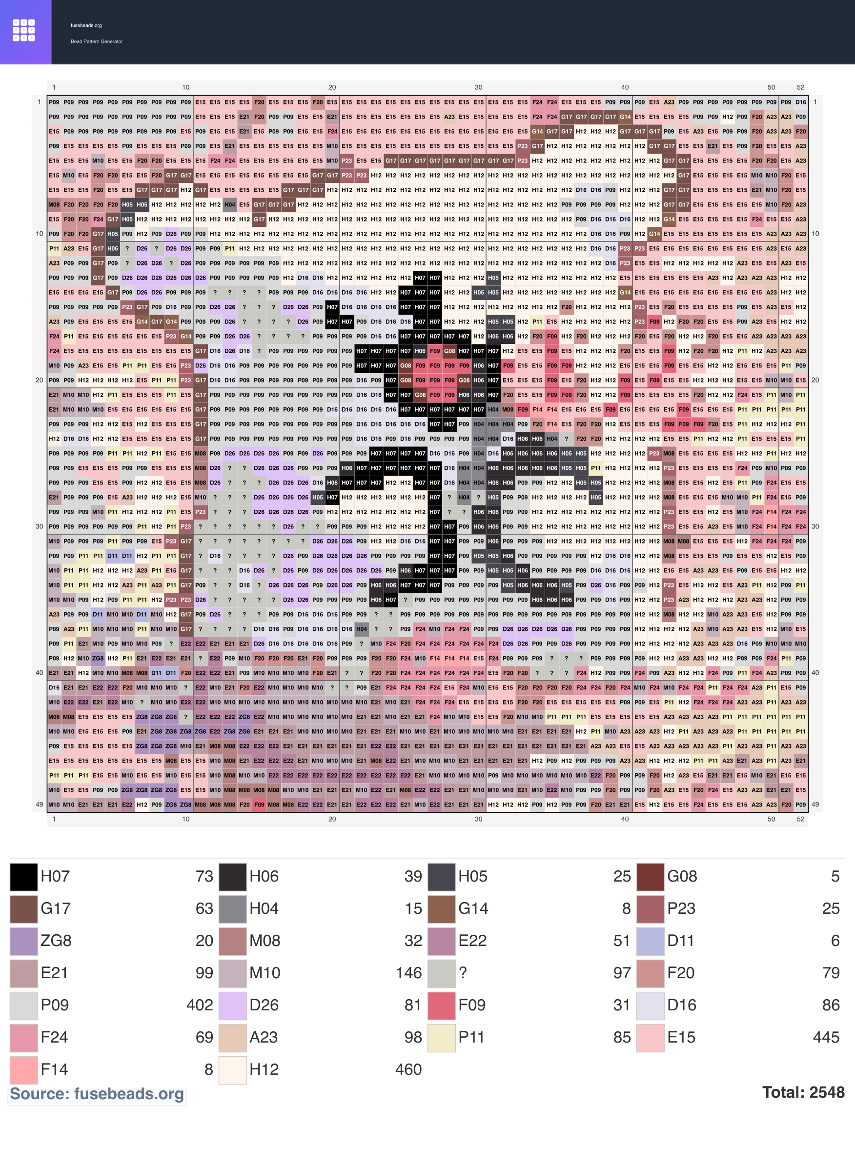 Kawaii #2149 perler beads pattern