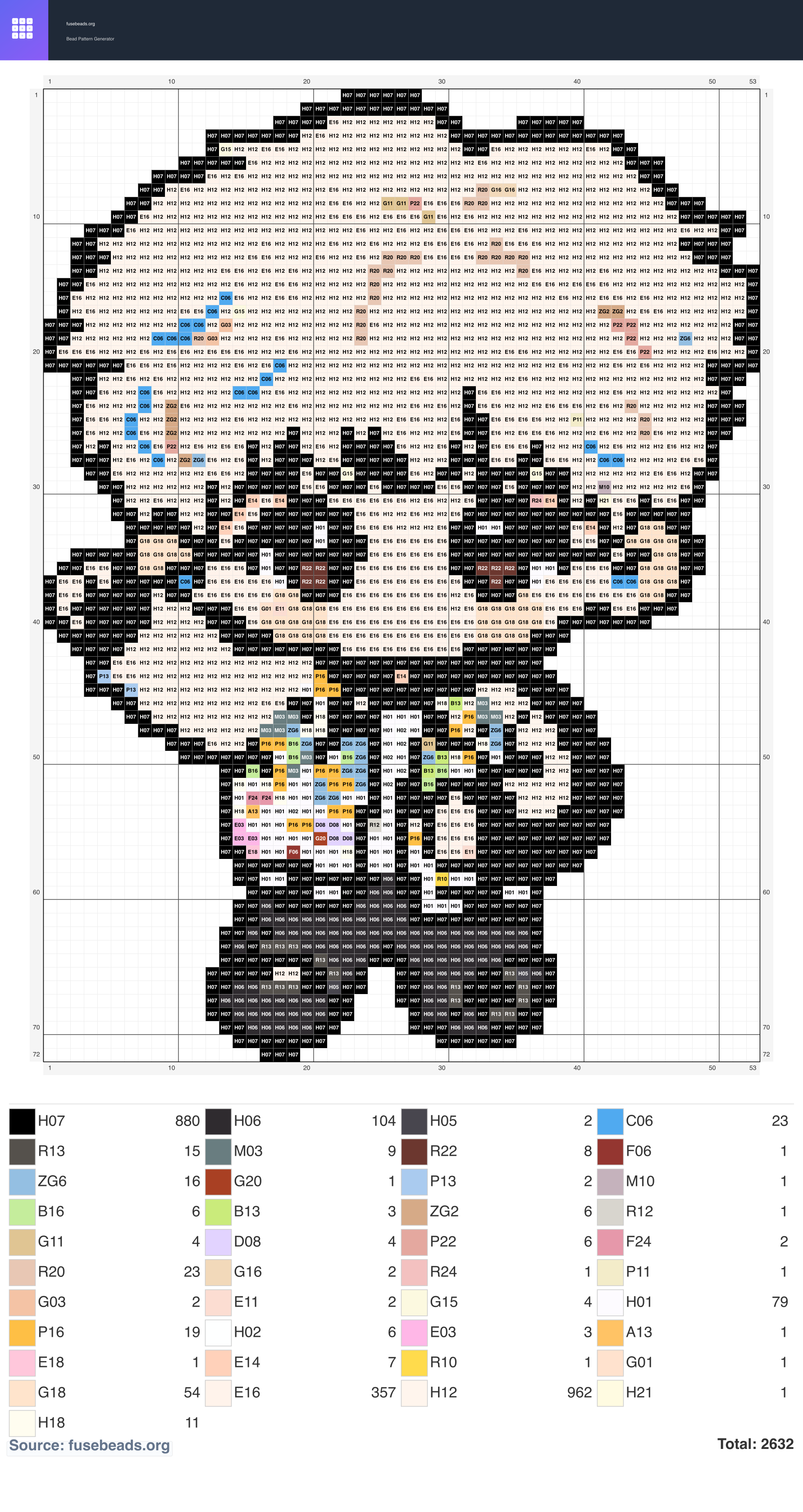 @ywh0823 perler beads pattern