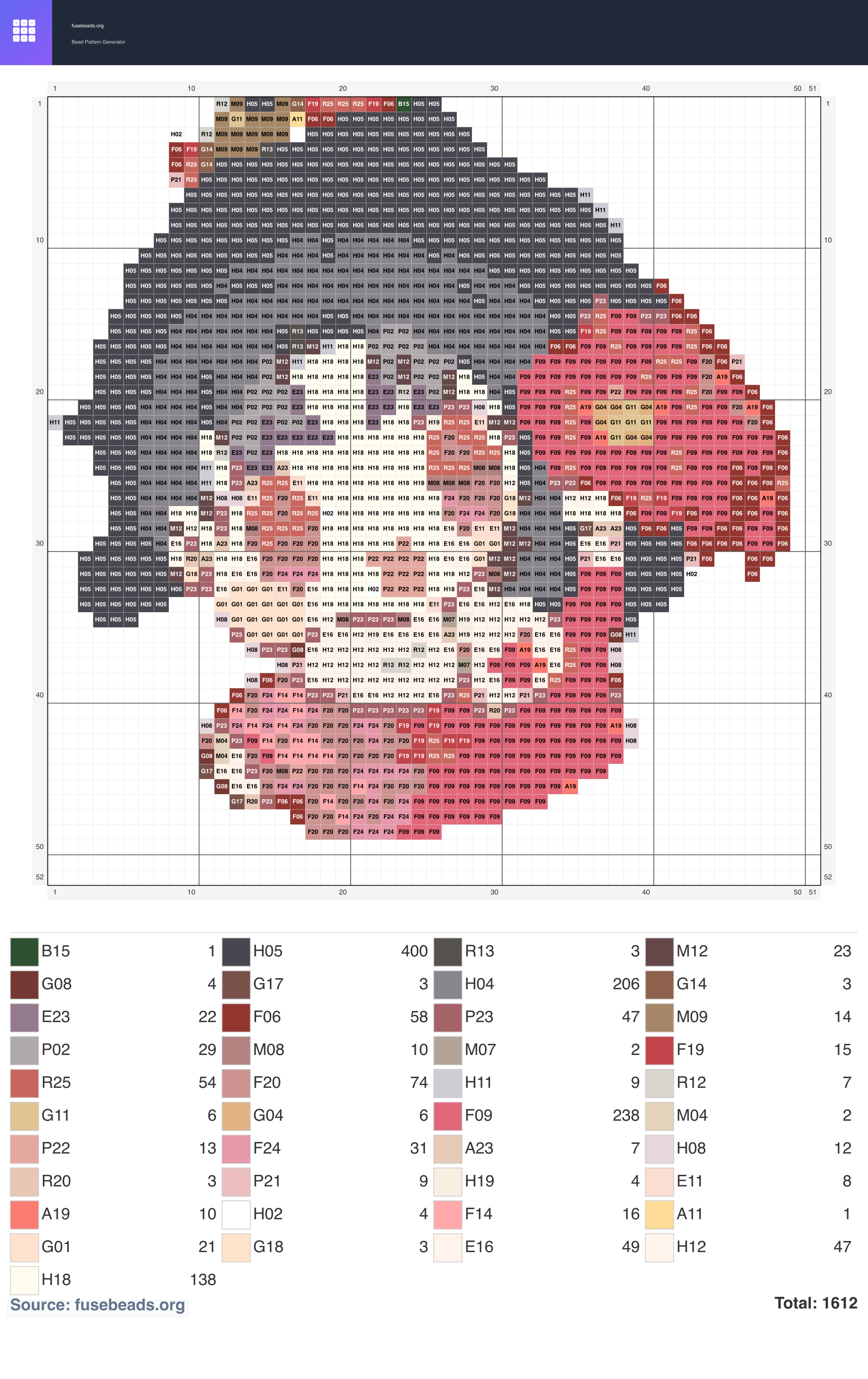 Kawaii #340 perler beads pattern