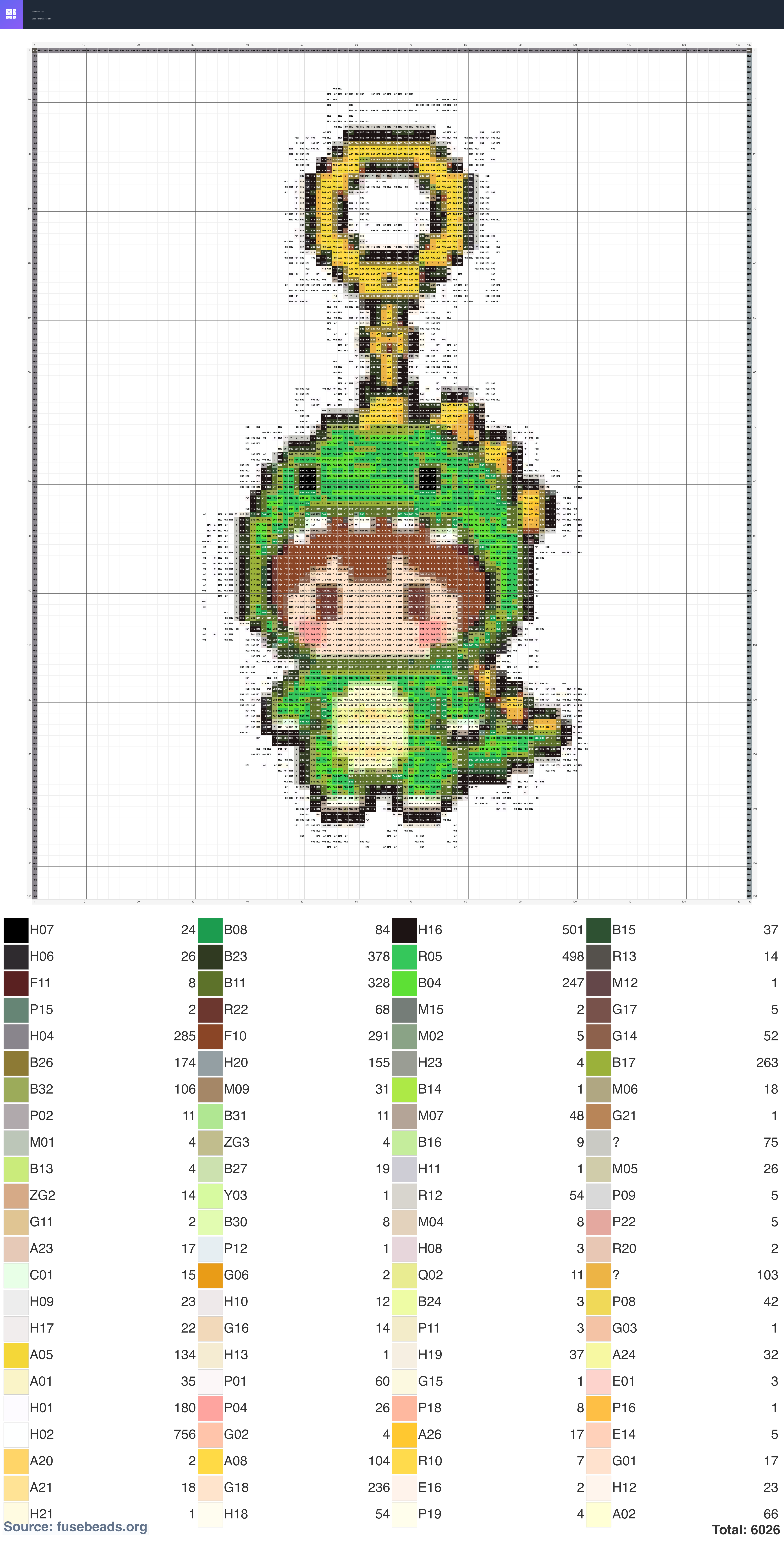 Kawaii #341 perler beads pattern