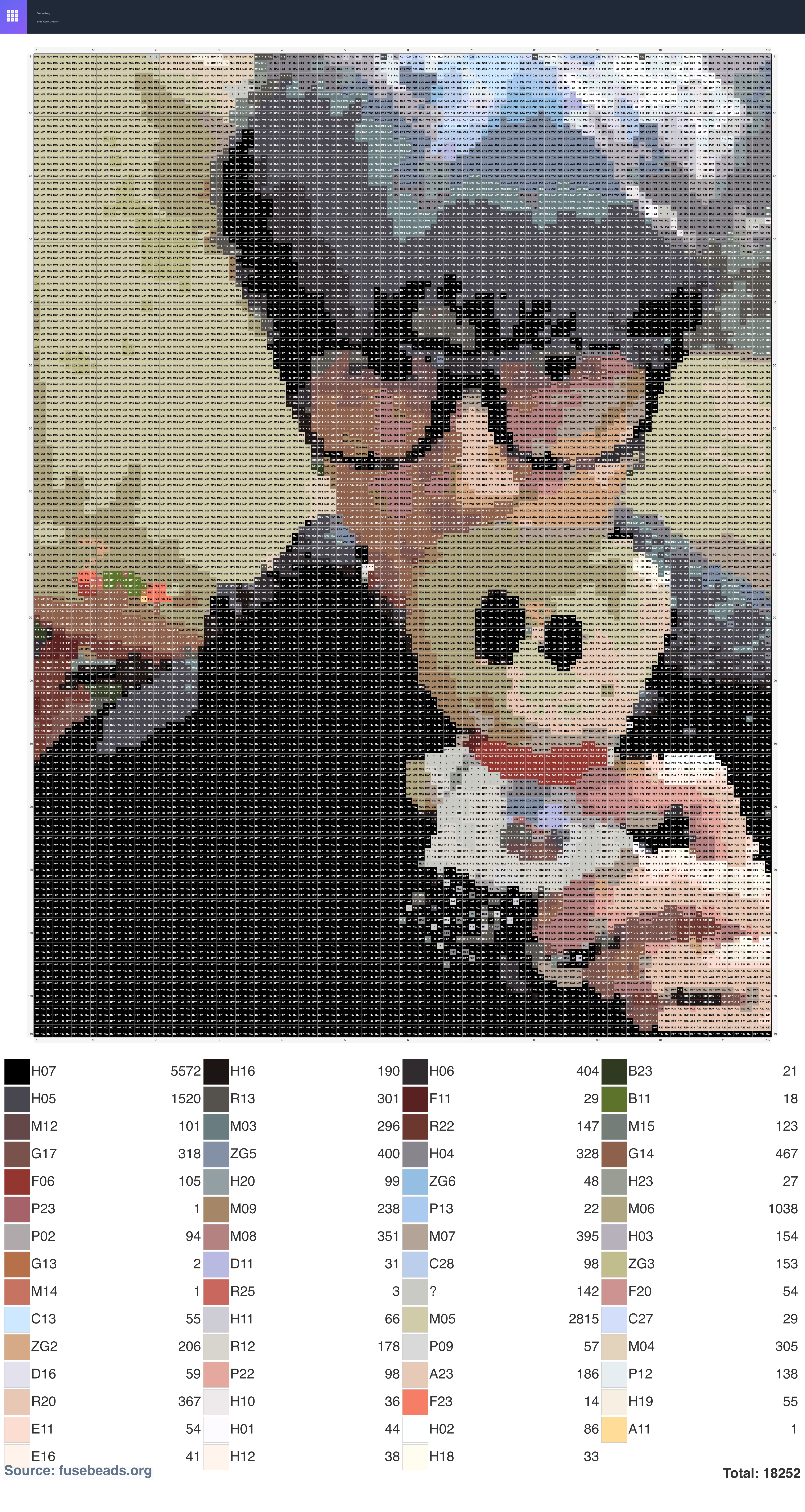 Kawaii #345 perler beads pattern