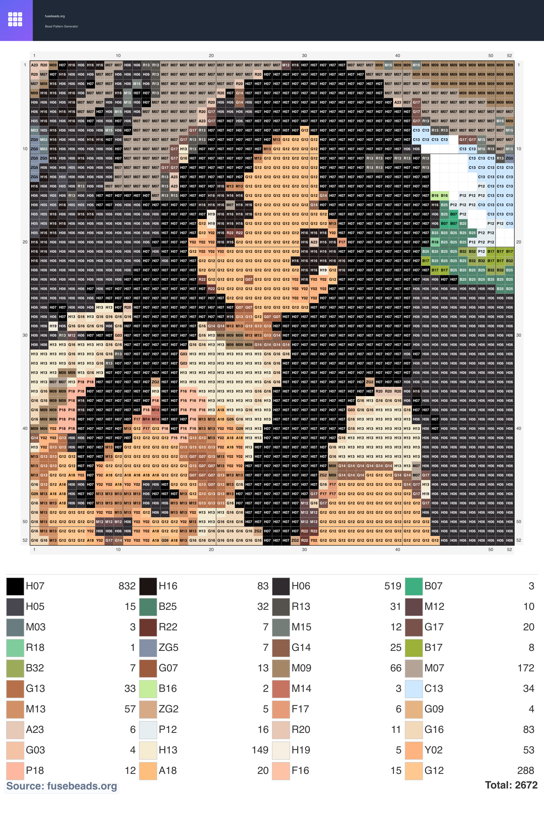Kawaii #347 perler beads pattern