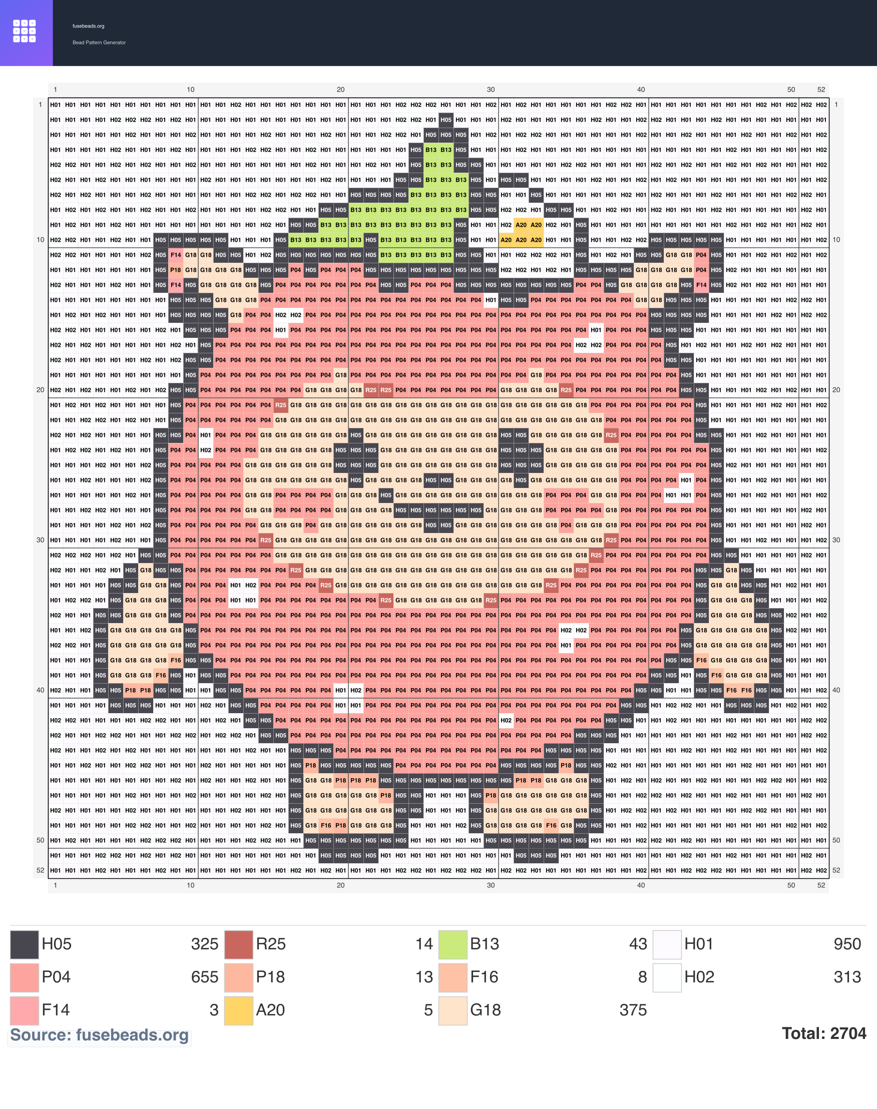 Eggy Party Strawberry Sheep perler beads pattern