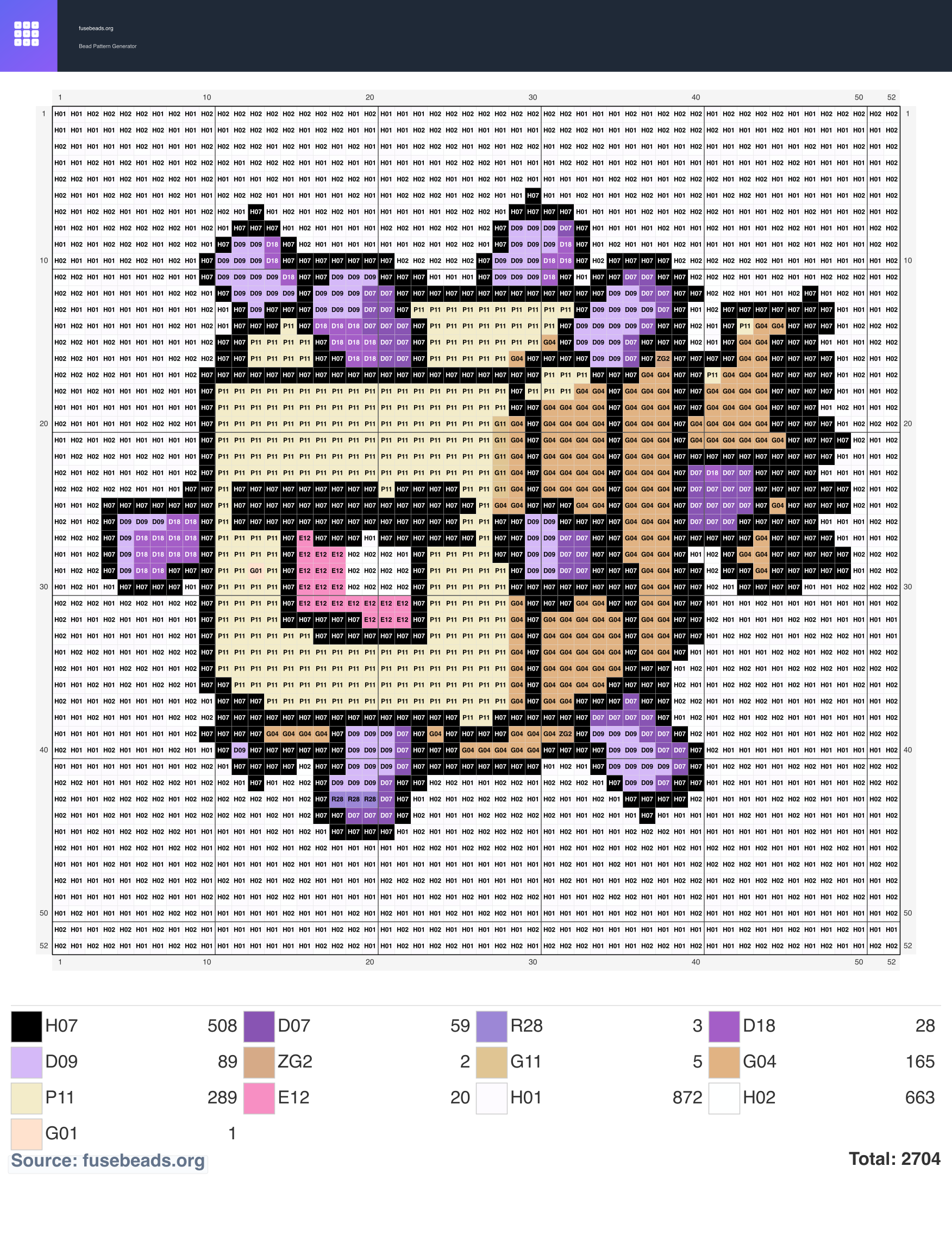 Eggy Party Strawberry Sheep perler beads pattern