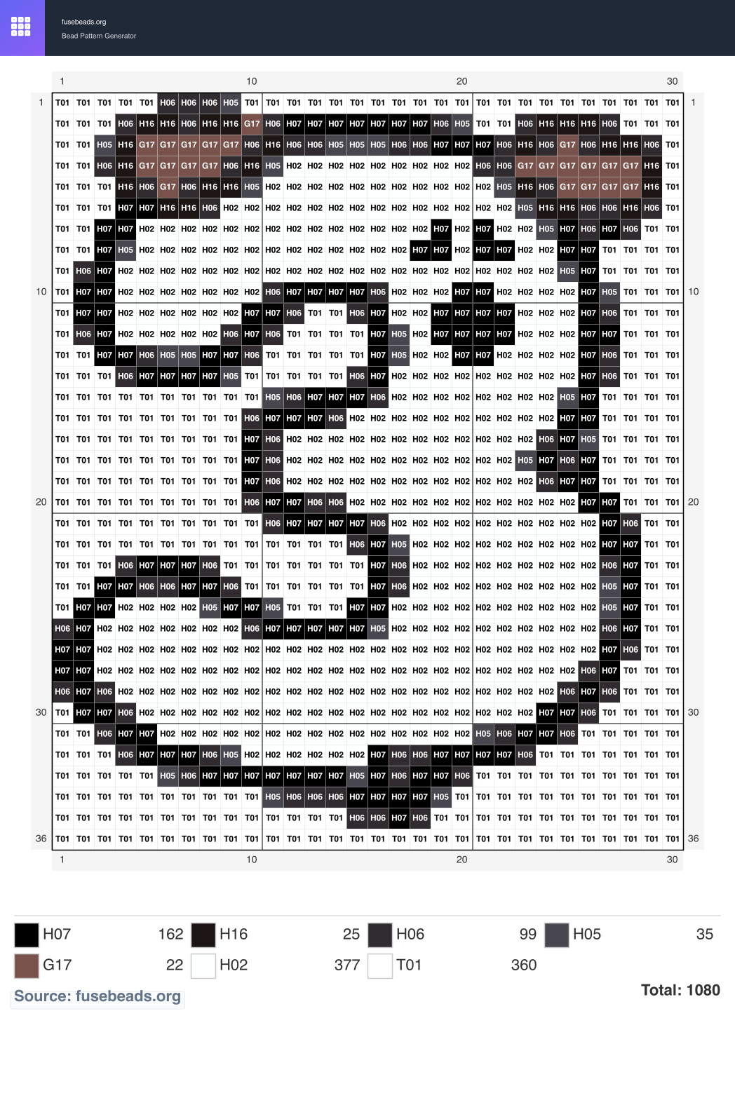 Puppy Number 3 perler beads pattern
