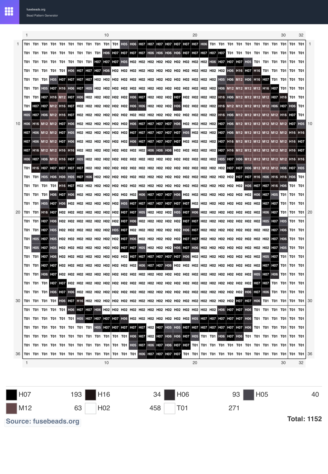 Puppy Number 8 perler beads pattern