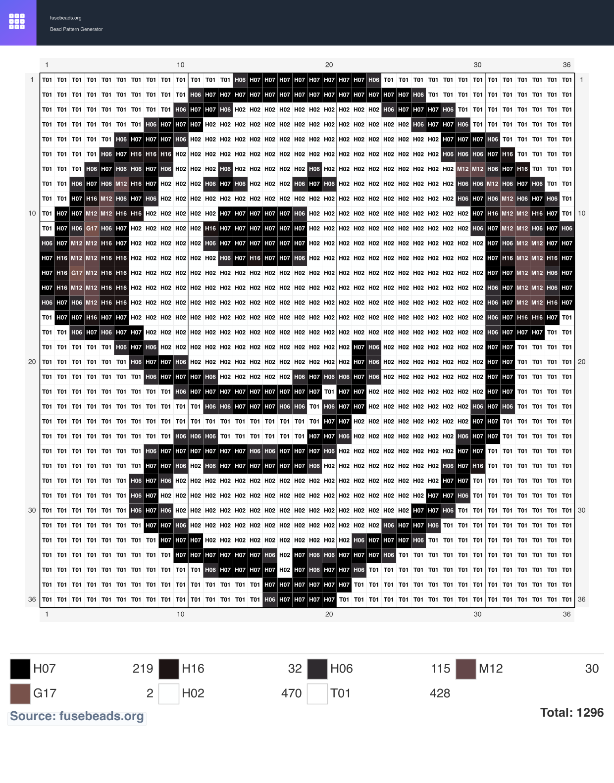 Puppy Number 9 perler beads pattern