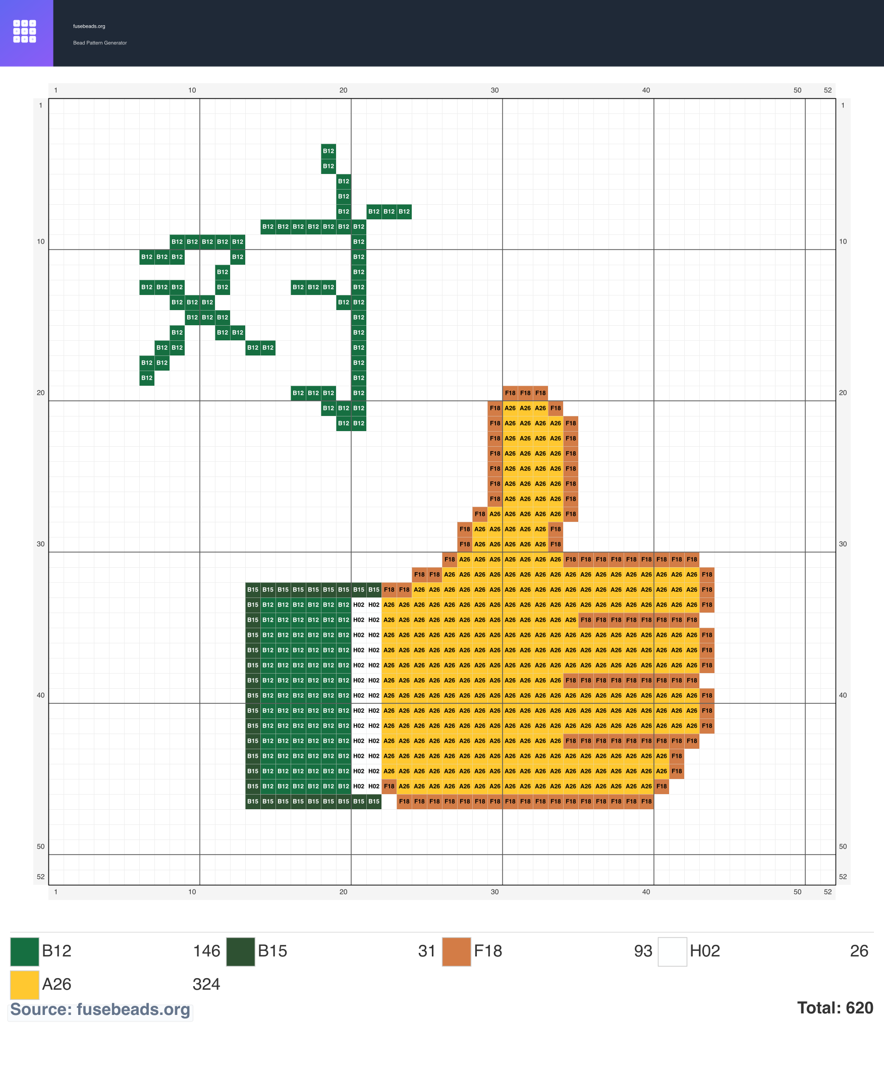 Kawaii #359 perler beads pattern