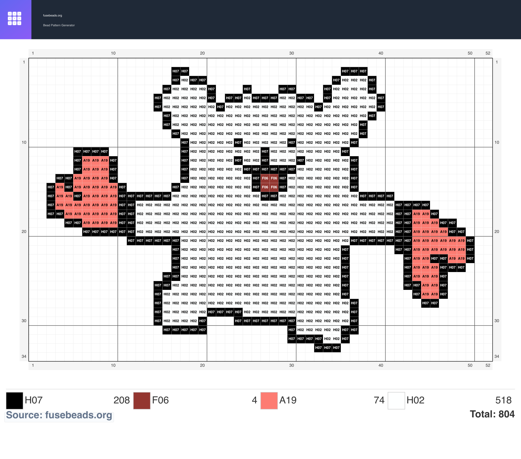Puppy perler beads pattern