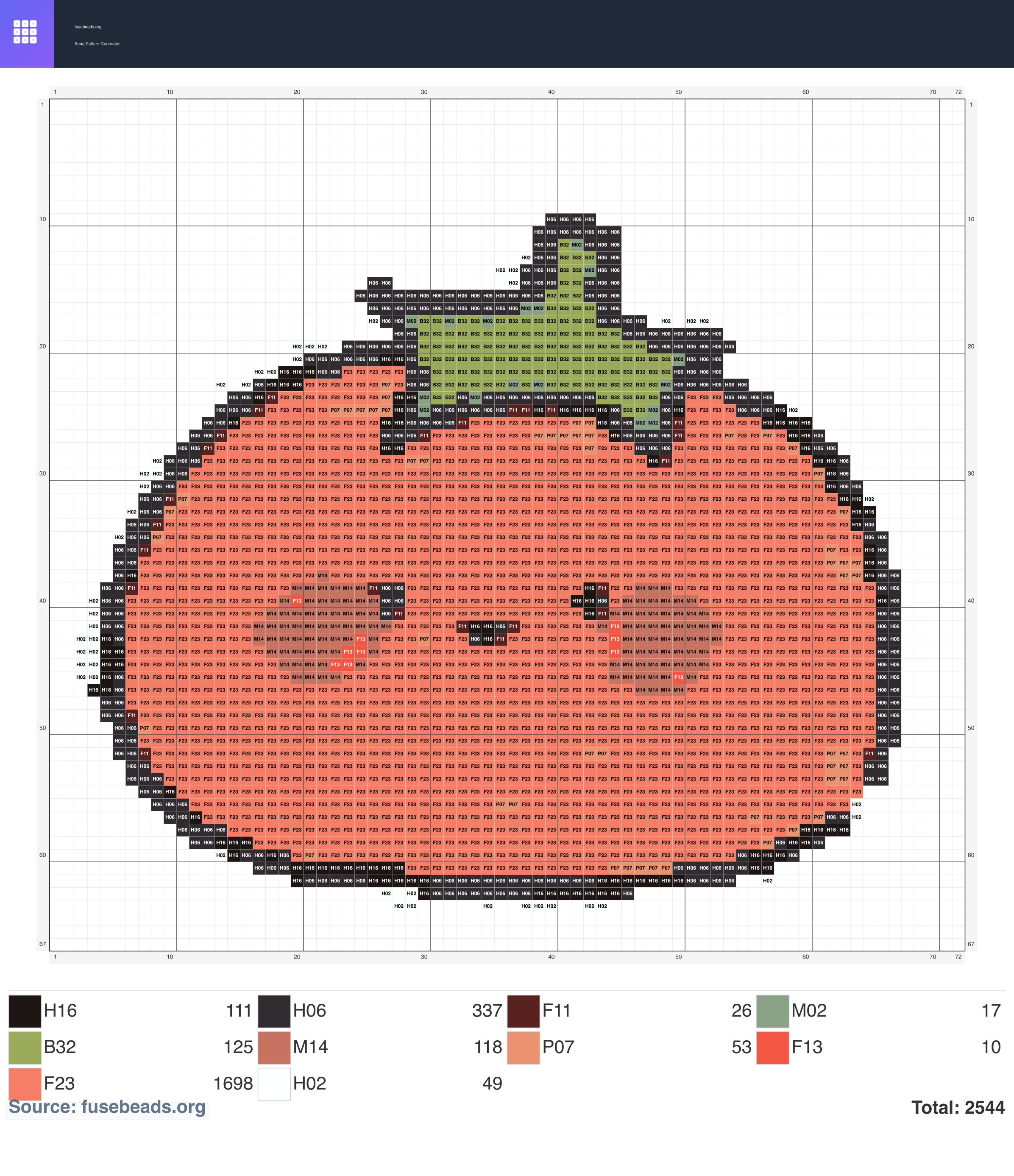 Couple - Cuddle perler beads pattern