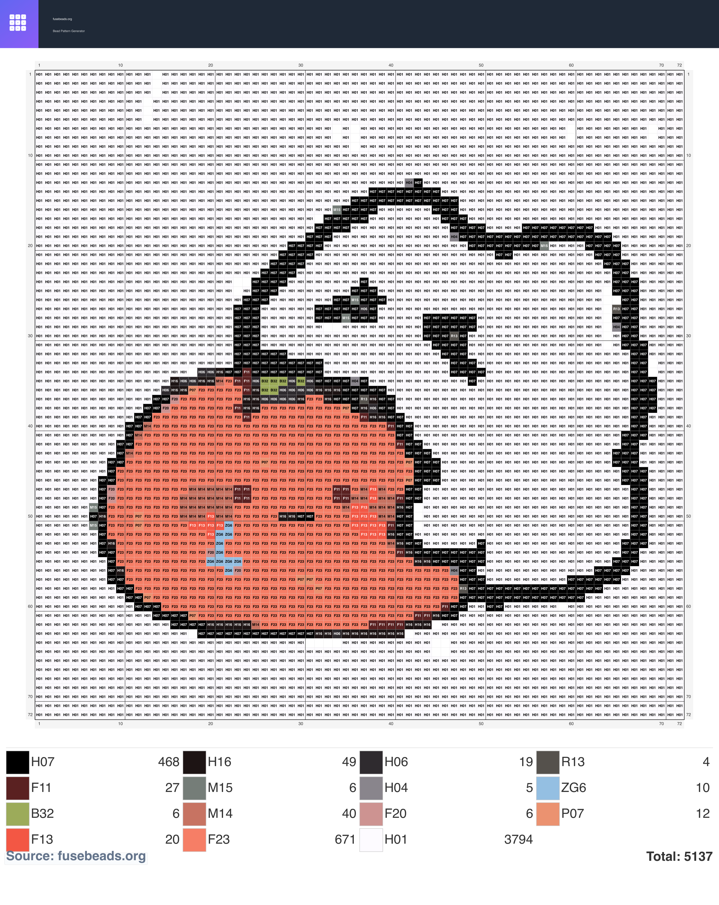 Couple - Cuddle perler beads pattern