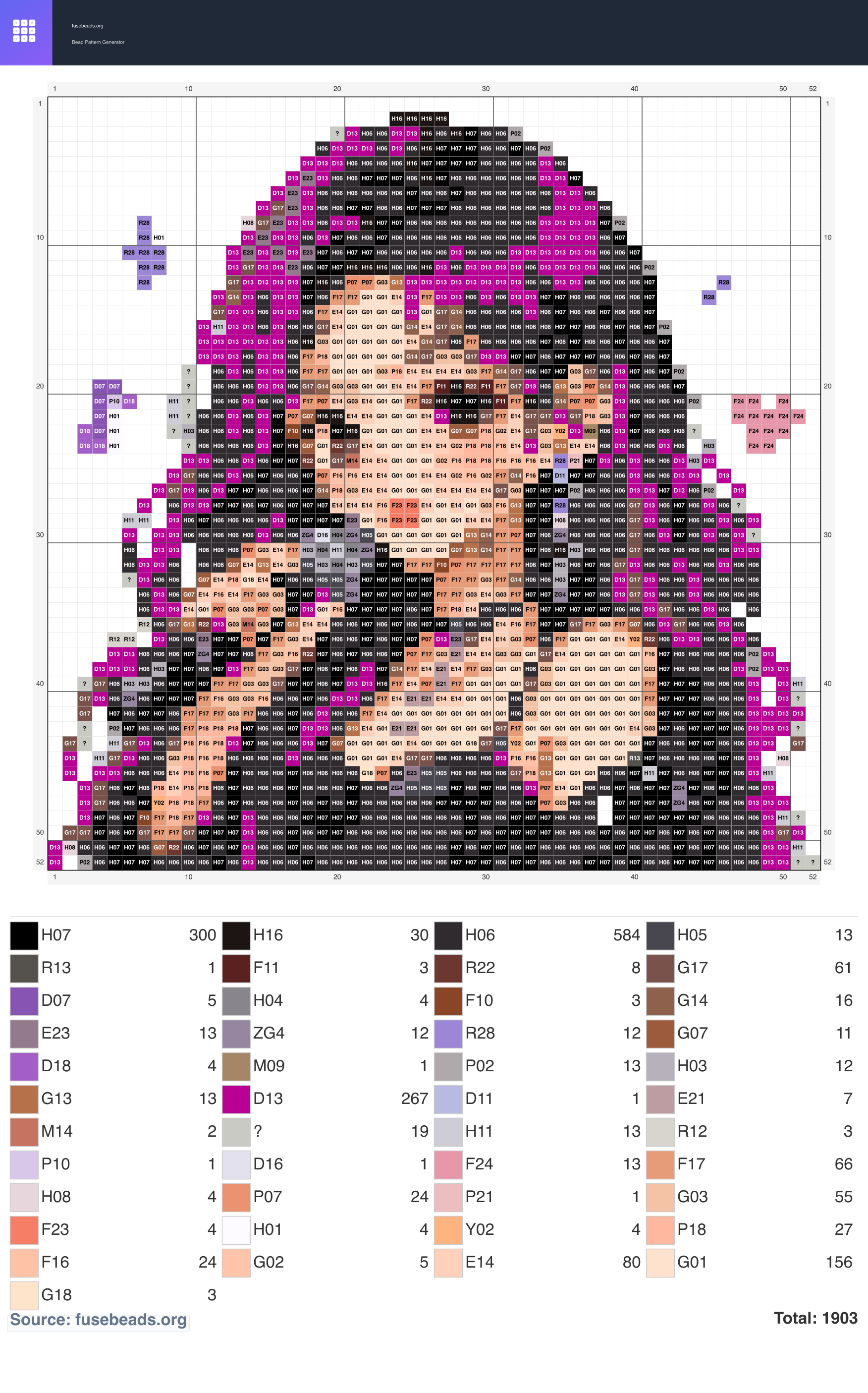 Kawaii #366 perler beads pattern