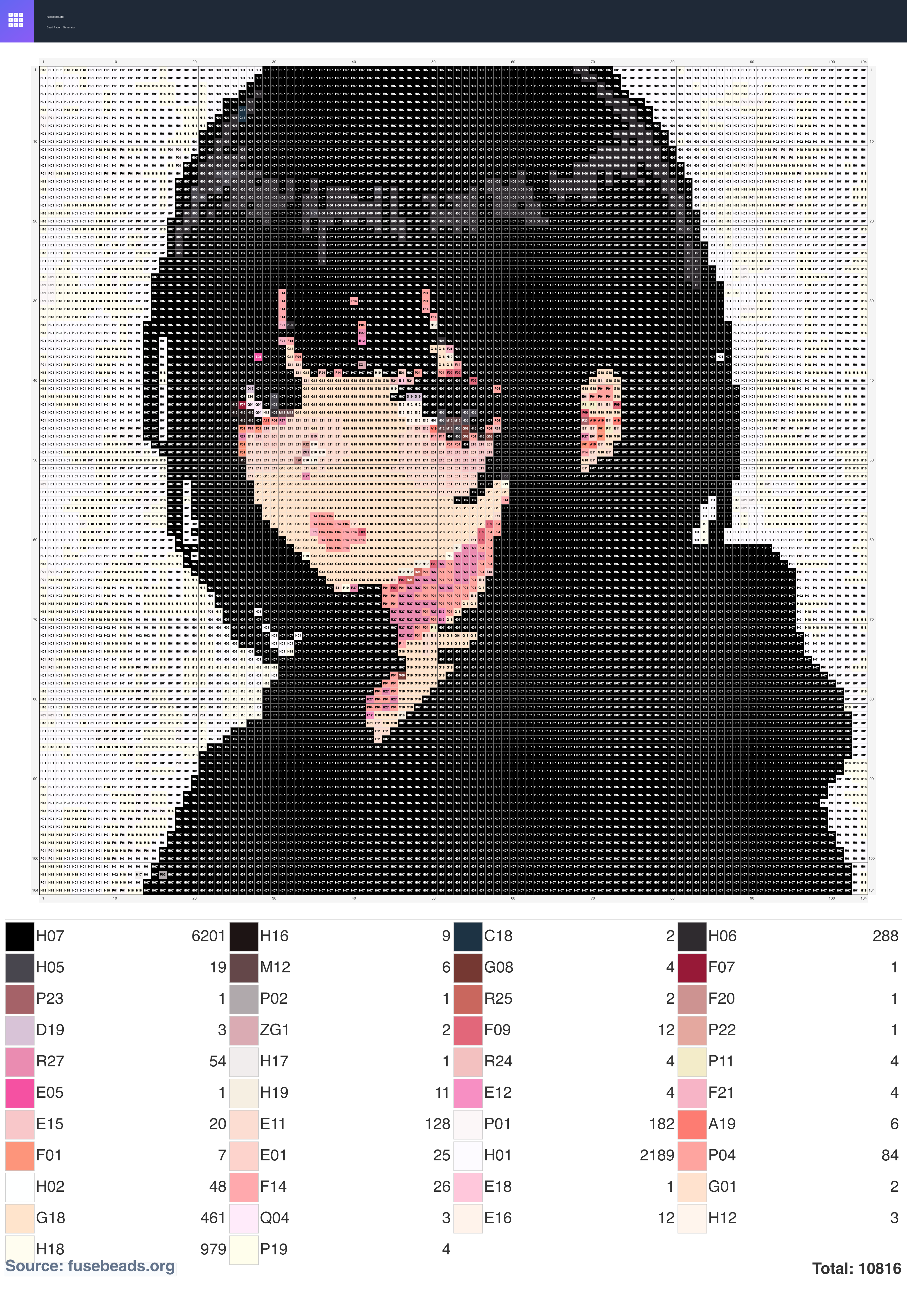 Kawaii #1598 perler beads pattern