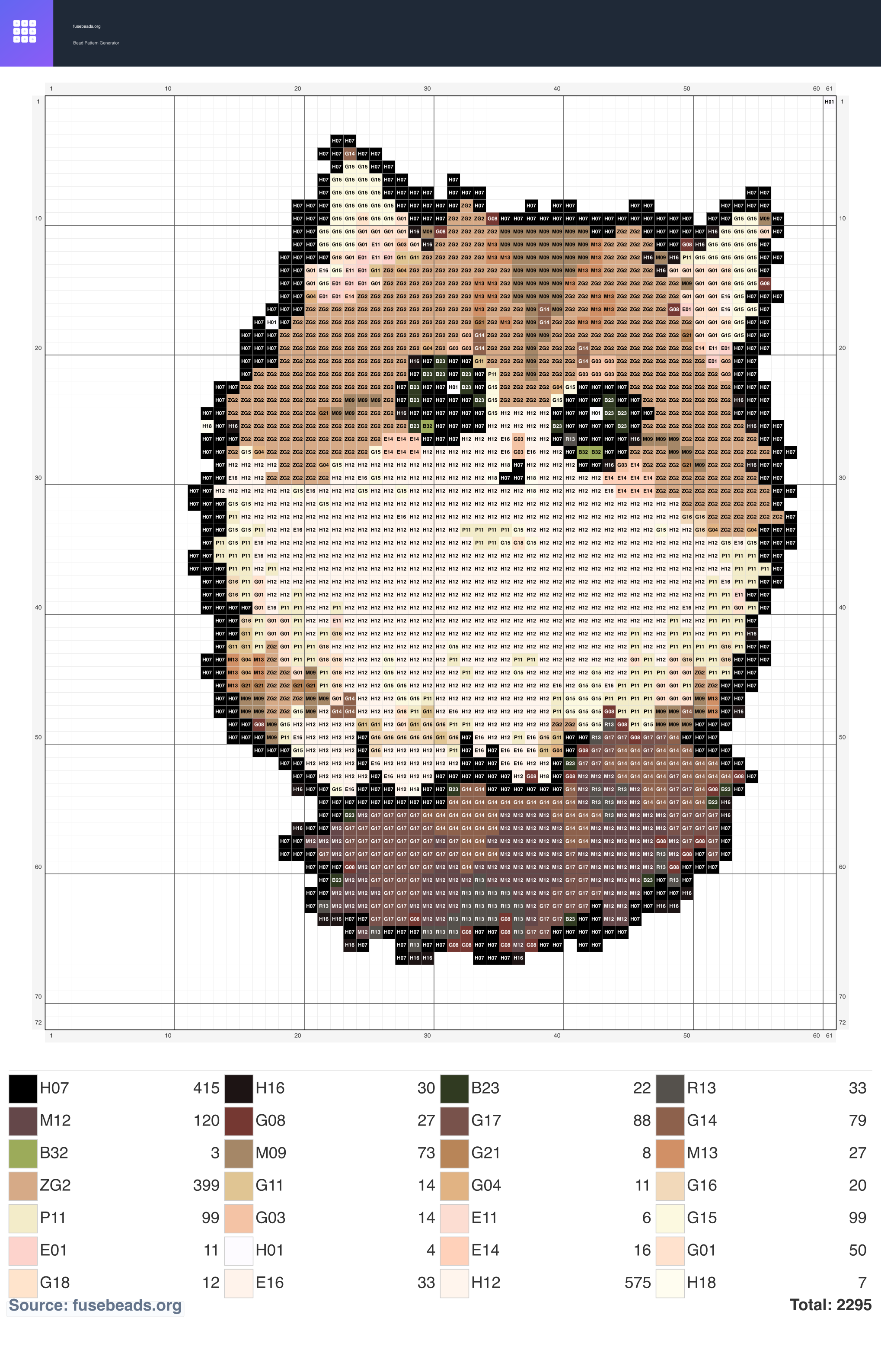 Cute Kitten perler beads pattern